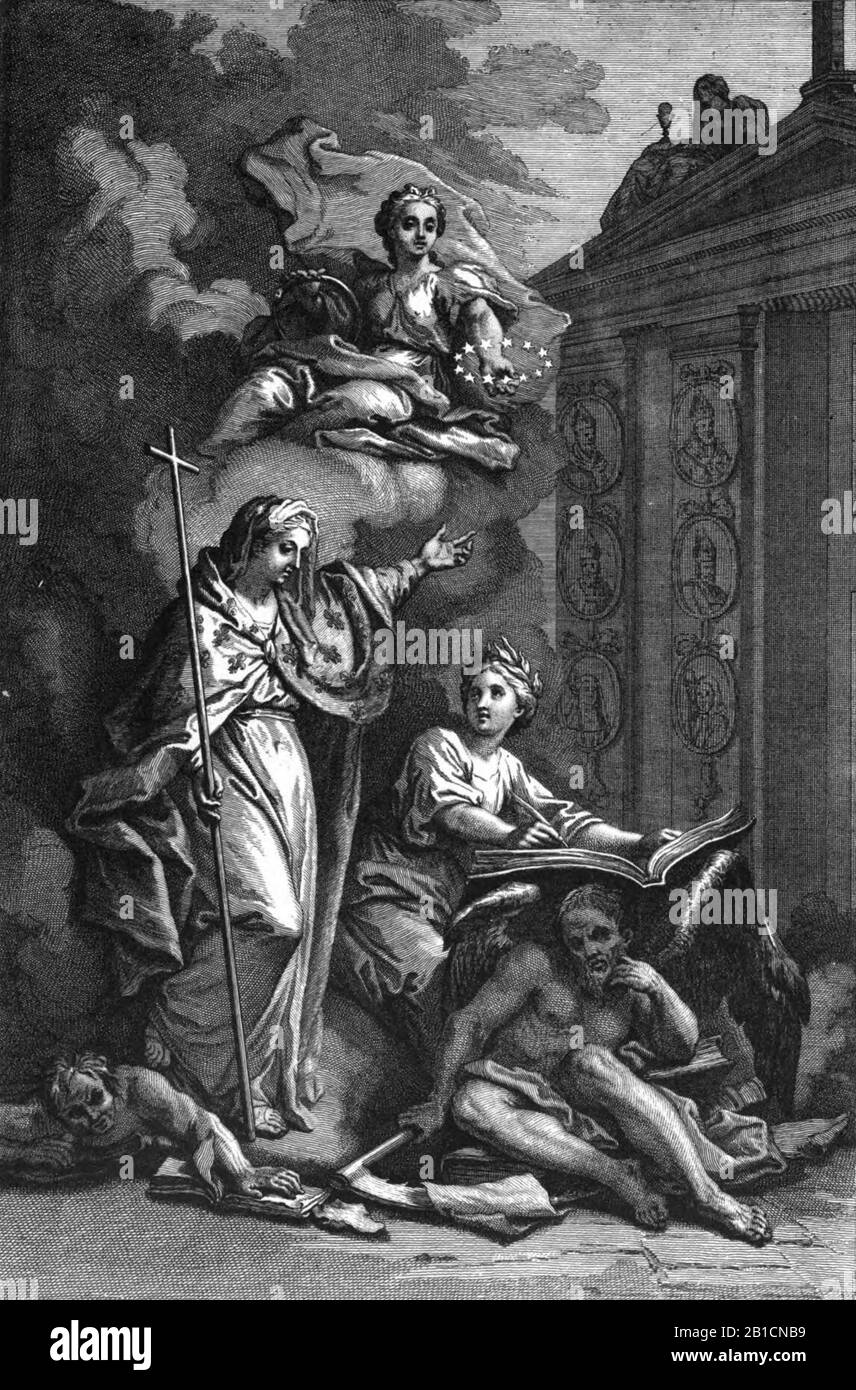 Gallia Christana, 1715, T1 (Seite 1 Ernte). Stockfoto