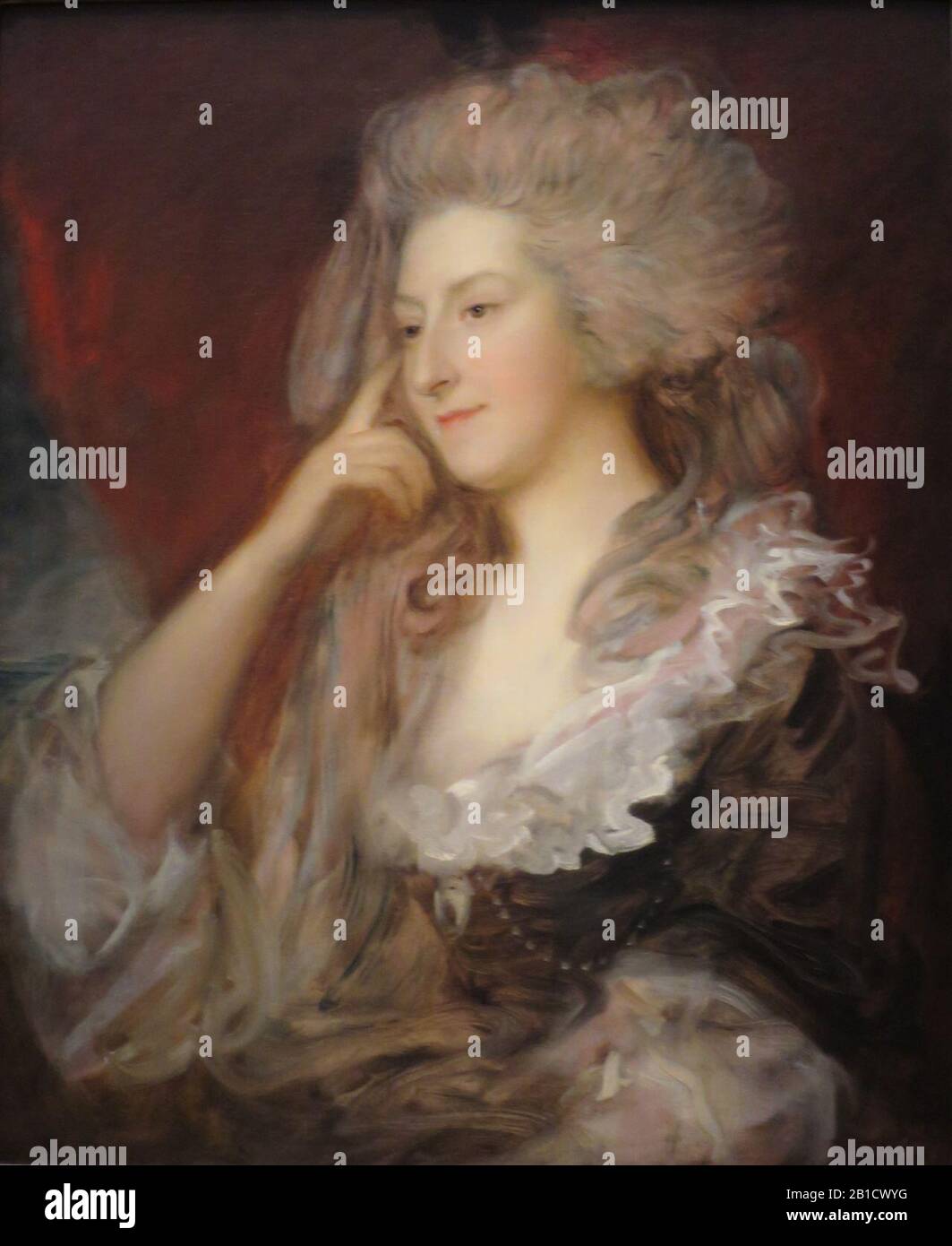 Frau Maria Anne Fitzherbert von Thomas Gainsborough, 17884. Stockfoto