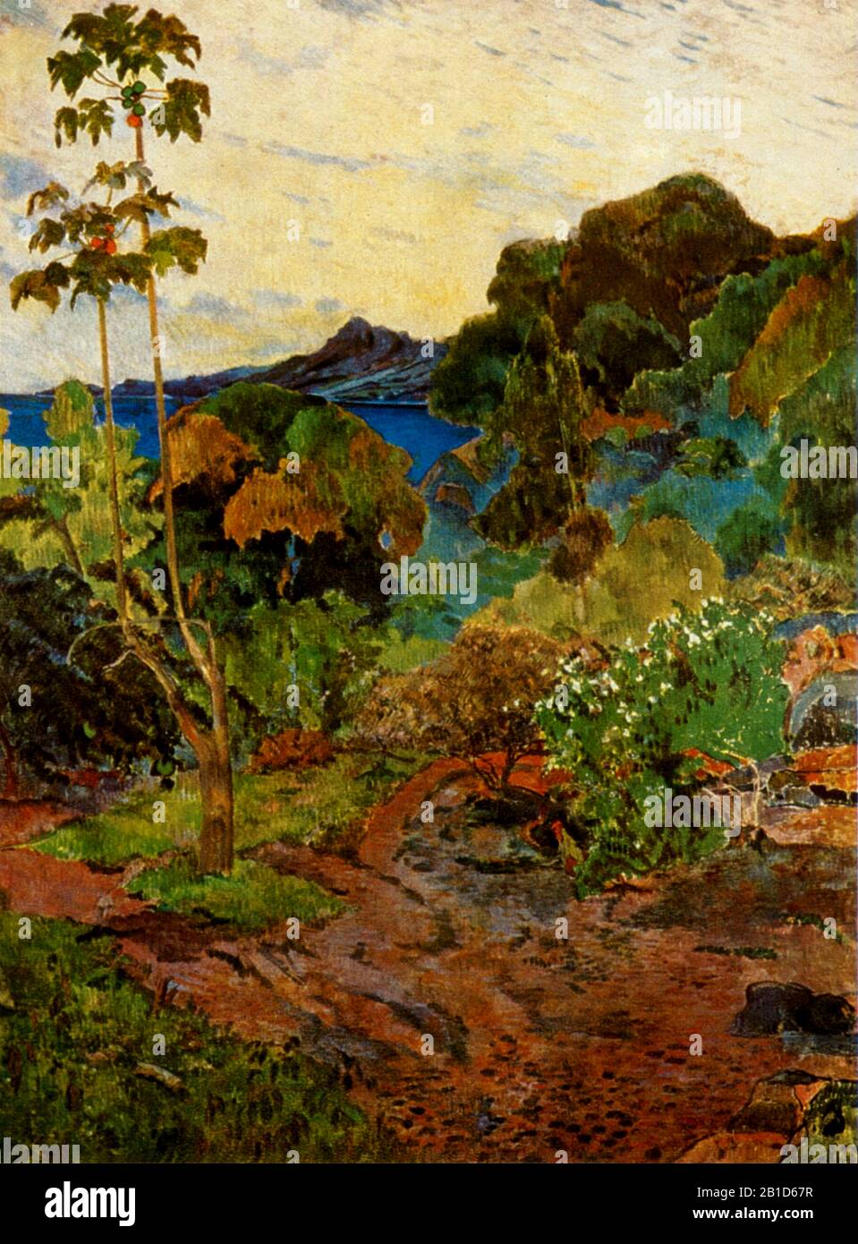 ) Gemälde des 19. Jahrhunderts von Paul Gauguin - Sehr hohe Auflösung und Qualitätsbild Stockfoto