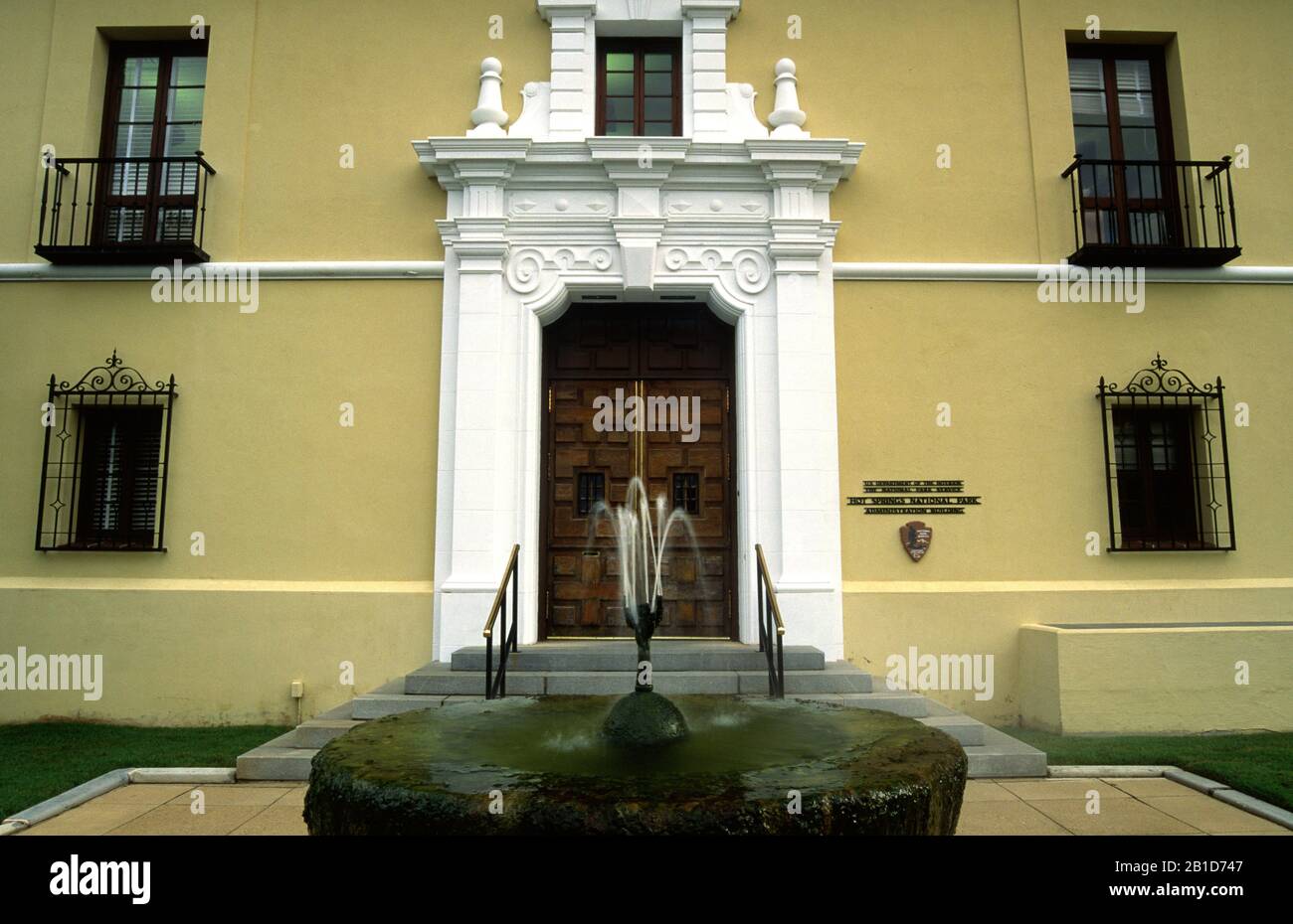 Brunnen, Hot Springs Nationalpark, Arkansas Stockfoto