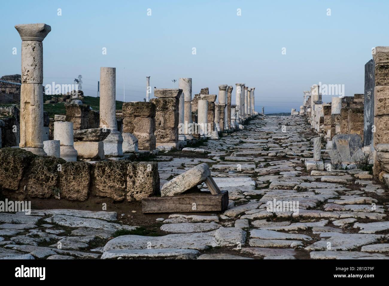 Ruinen von Laodicea am Lycus, einer antiken Stadt, die am Fluss Lycus erbaut wurde Stockfoto