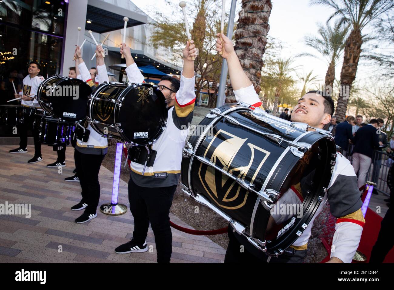 Las Vegas, NV, USA. Februar 2020. ***HAUSABDECKUNG*** abgebildet bei Wolfgang Puck Players locker Grand Opening in Downtown Summerlin in Las Vegas, NV am 24. Februar 2020. Wolfgang Puck, der zu den fünf an dieser Partnerschaft beteiligten Spieler-Partnern aus dem Vegas Golden Knights Hockey Team stieß: Credit: GDP Photos/Media Punch/Alamy Live News Stockfoto