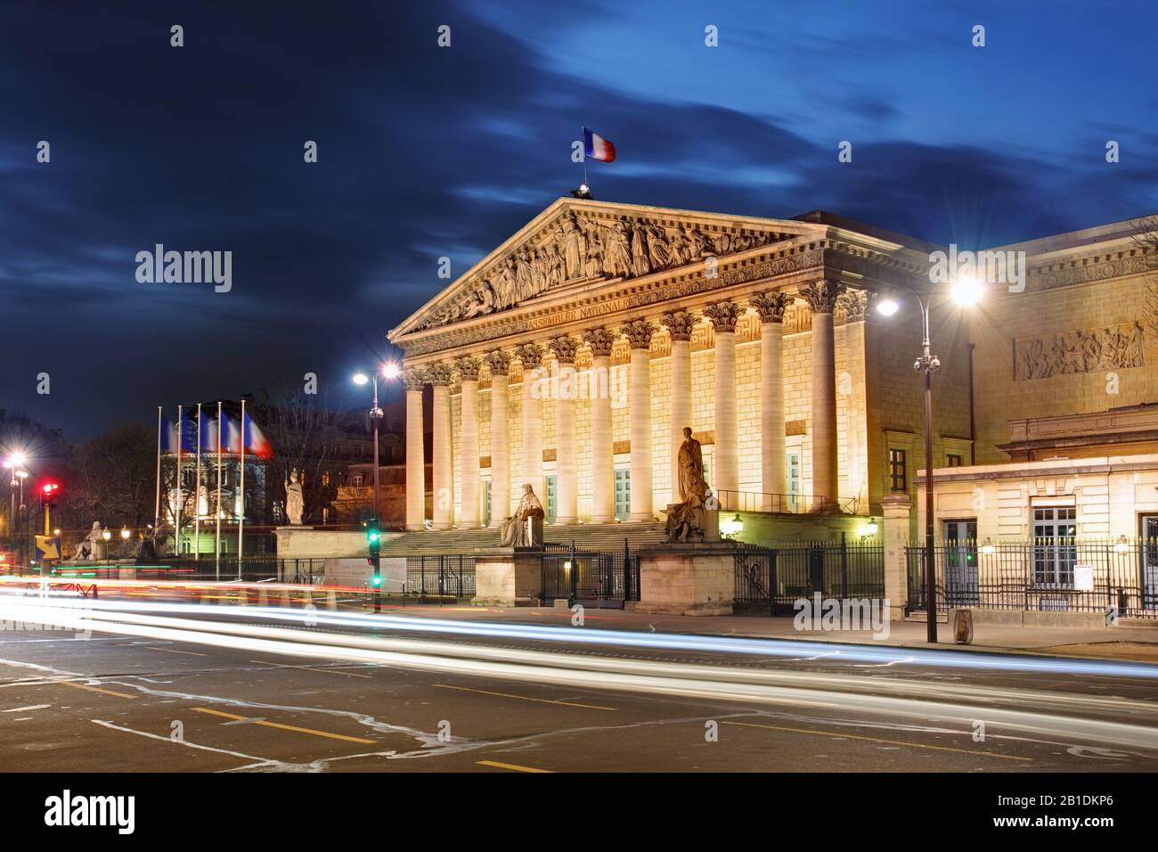 Französische Nationalversammlung, Paris, Frankreich Stockfoto