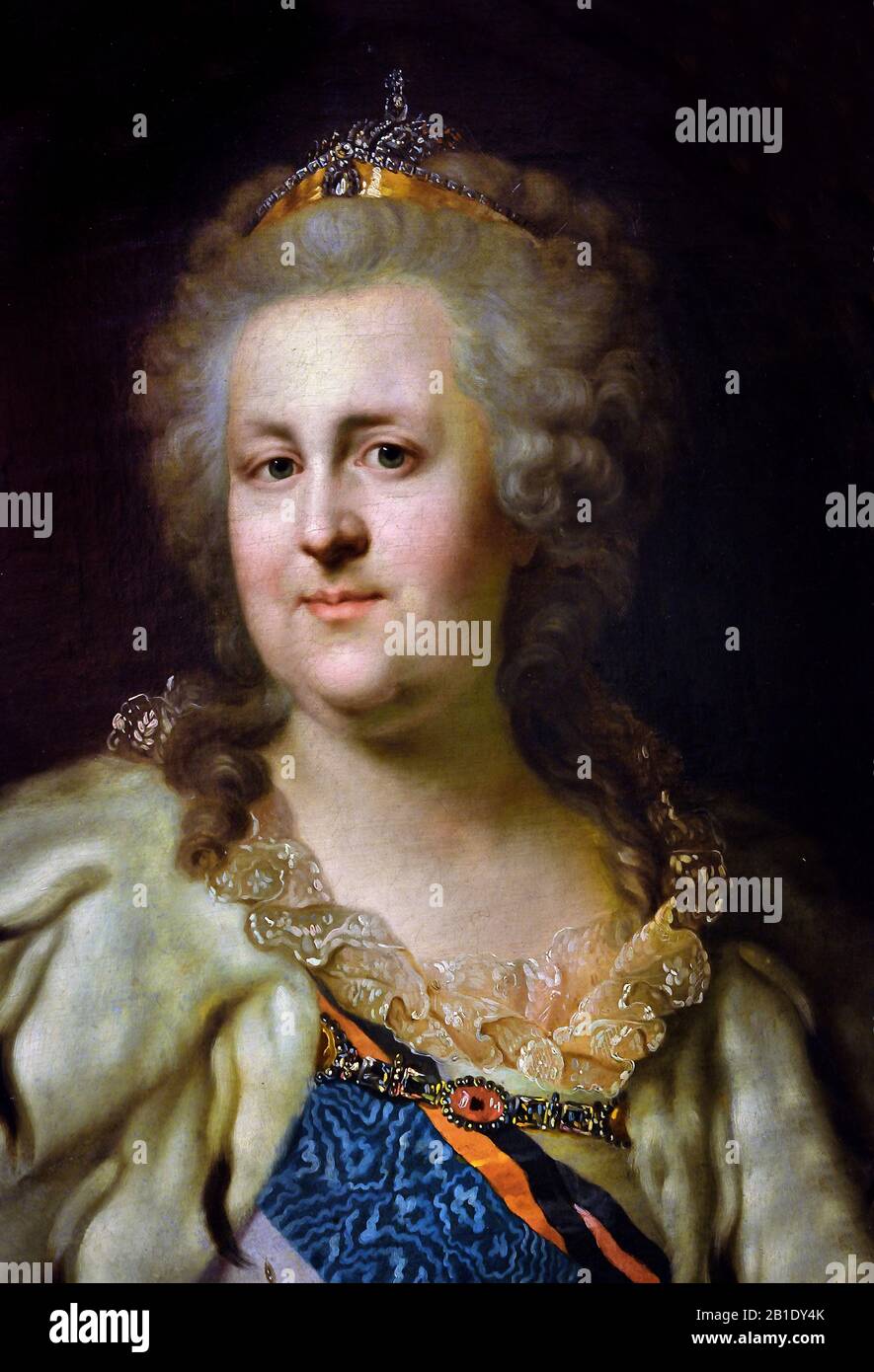 Katharina II. - Katharina die Große 1729 - 1796 ( geborene Prinzessin Sophie von Anhalt-Zerbst ) Königin von Russland 1762 - 1796 ( die am längsten regierende weibliche Führerin des Landes.) Russland, Russisch, Föderation, Stockfoto