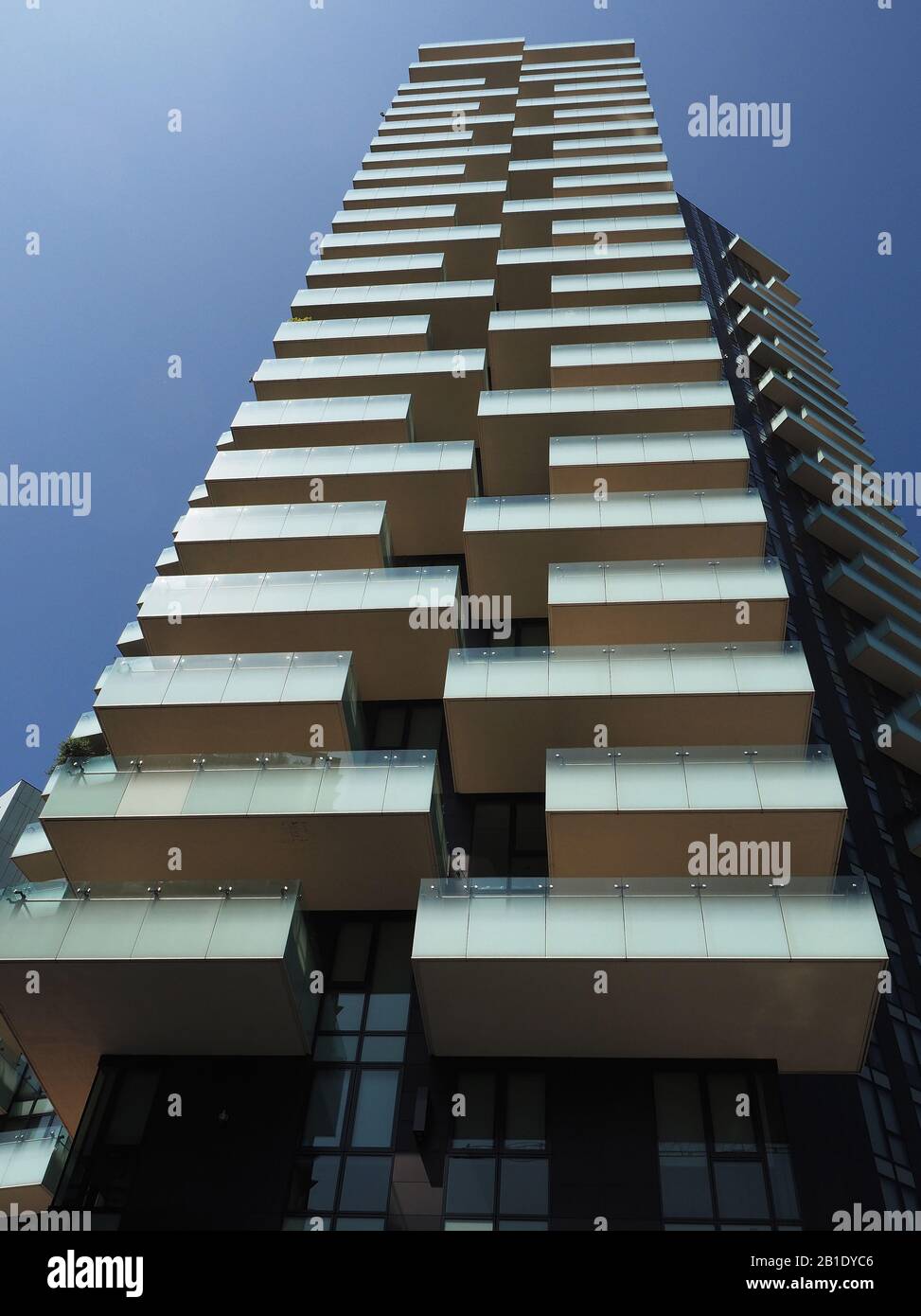 Europa, Italien, Mailand, Porta Nova, neue moderne Architektur, Solea-Turm Stockfoto