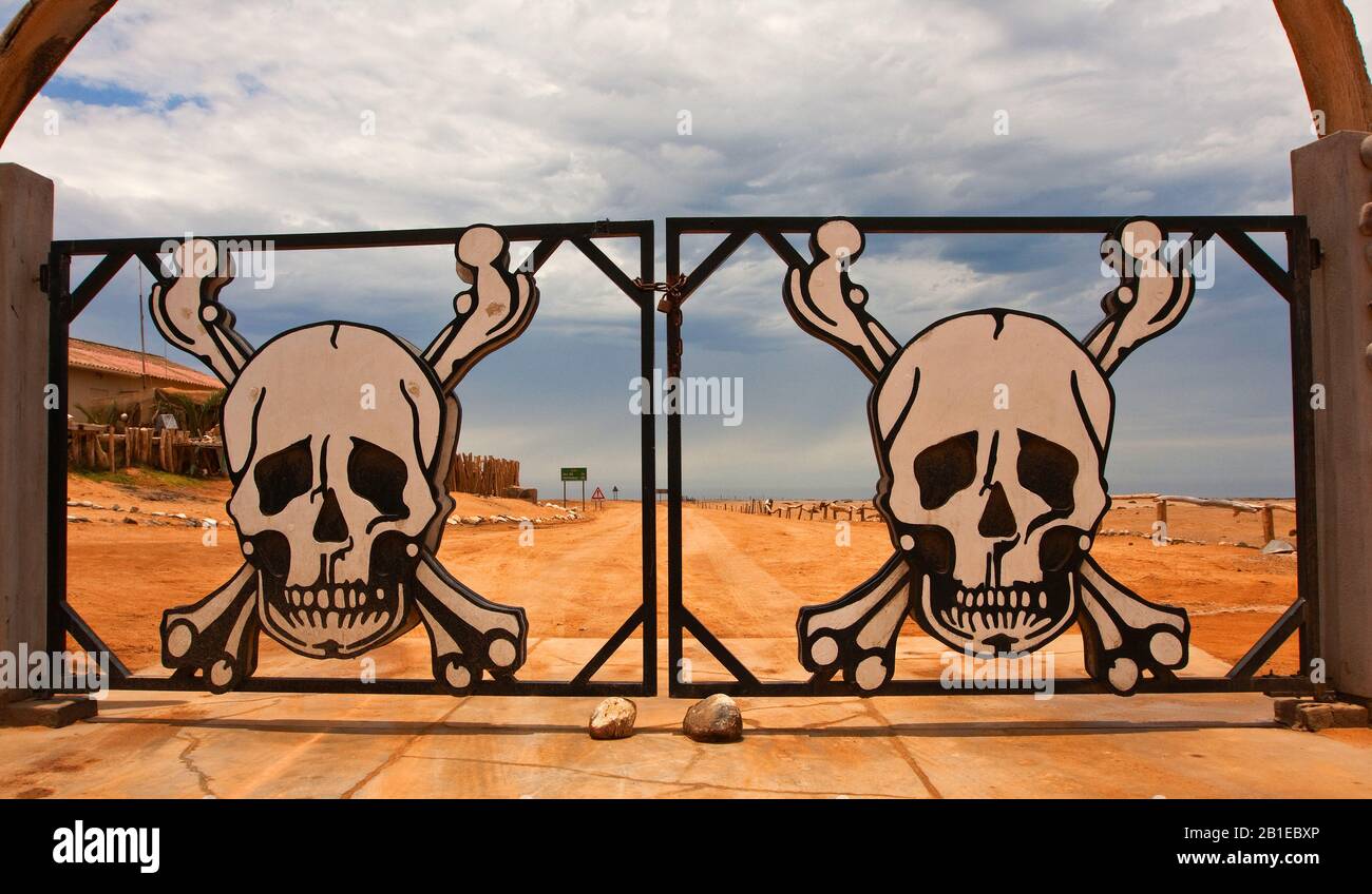 Tor an der Skeleton-Küste, in Namibia Stockfoto