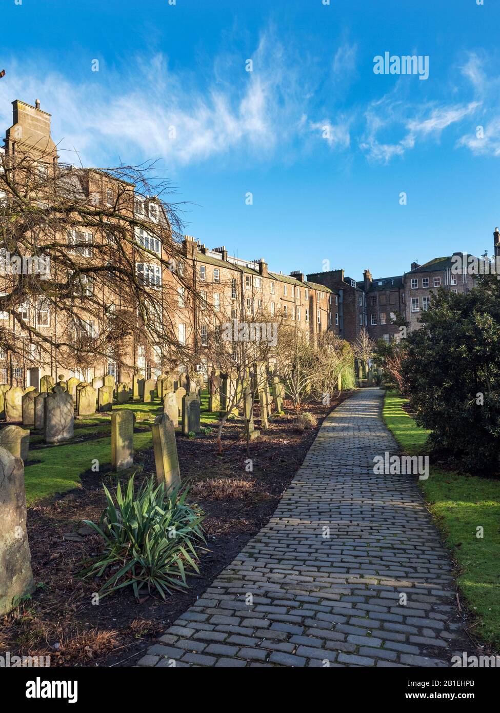 Das Howff oder Old Burial Ground wurde 1564 in Dundee Scotland eingerichtet Stockfoto