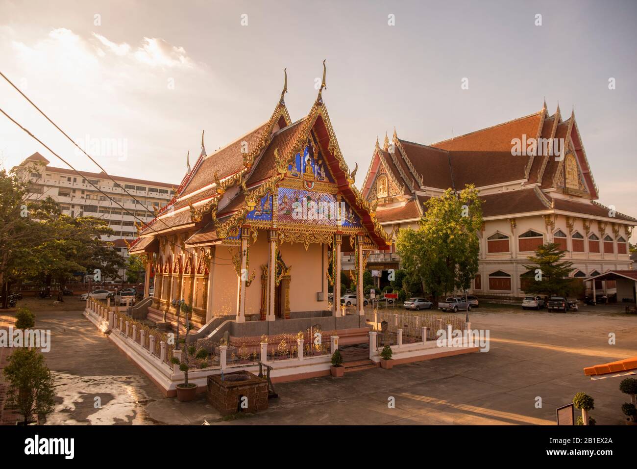 Der Wat Bang in der Stadt Kamphaeng Phet in der Provinz Kamphaeng Phet in Nord-Thailand. Thailand, Kamphaeng Phet, November 2019 Stockfoto