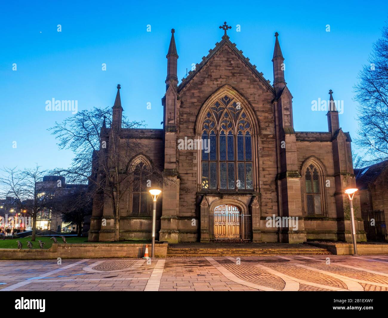 ST Marys East oder Dundee Parish Church östlichste der Stadtkirchen am Nethergate Dundee Scotland Stockfoto