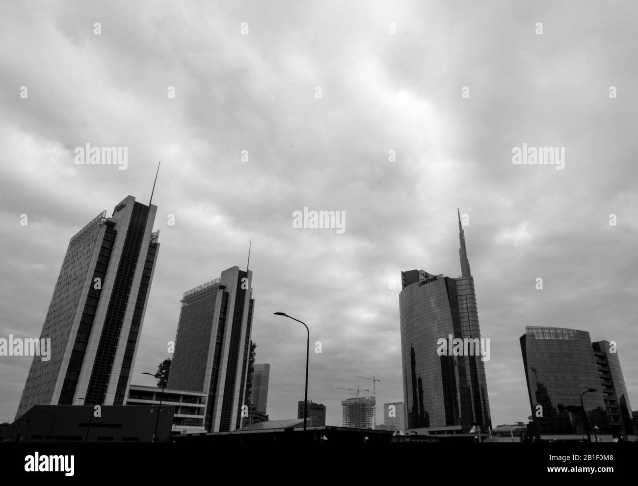 Milano Porta nuova Skyline Stockfoto