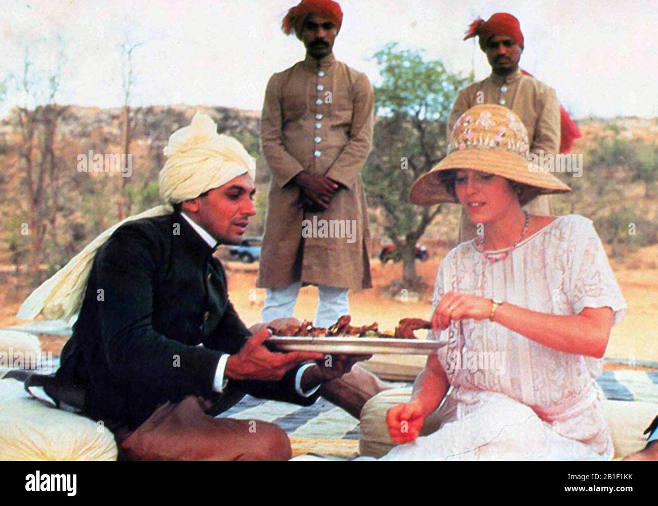 HEAT ND DUST 1983 Merchant Ivory Film mit Greta Scacchi und Shashi Kapoor Stockfoto