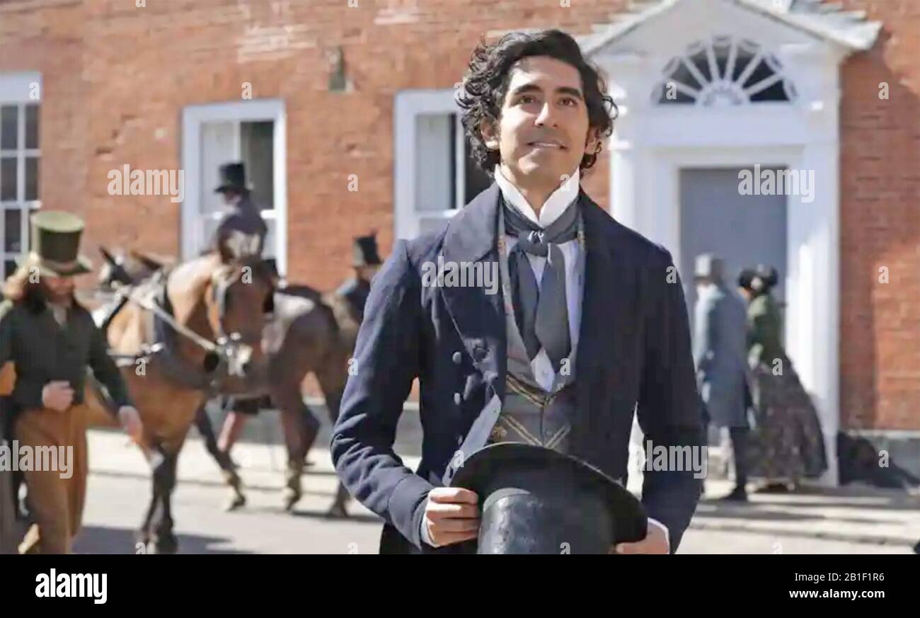 Die PERSÖNLICHE GESCHICHTE VON DAVID COPPERFIELD 2019 Lionsgate-Film mit dev Patel Stockfoto