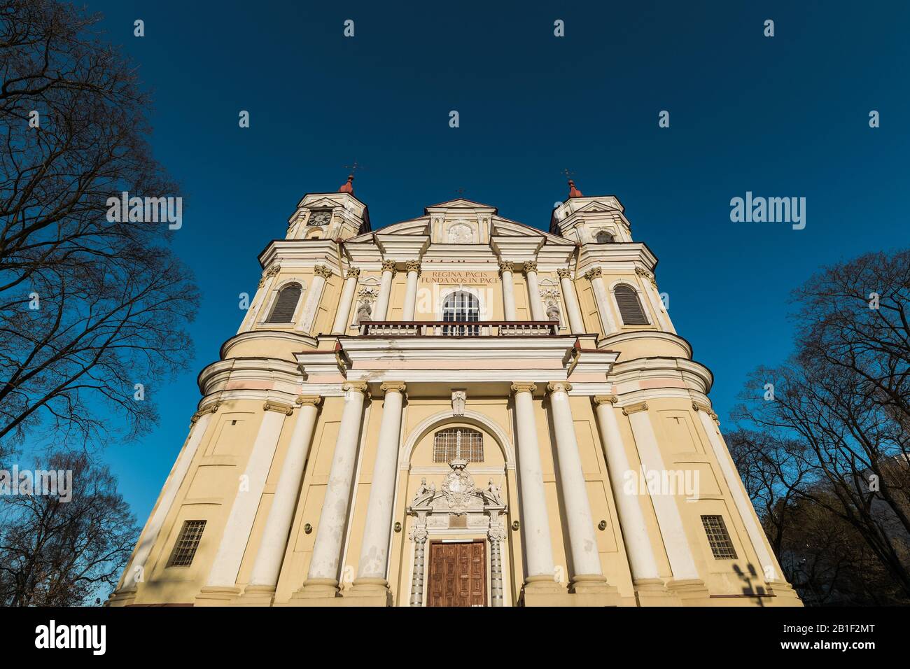 Die Kirche St. Peter und St. Paul in Vilnius, Litauen Stockfoto