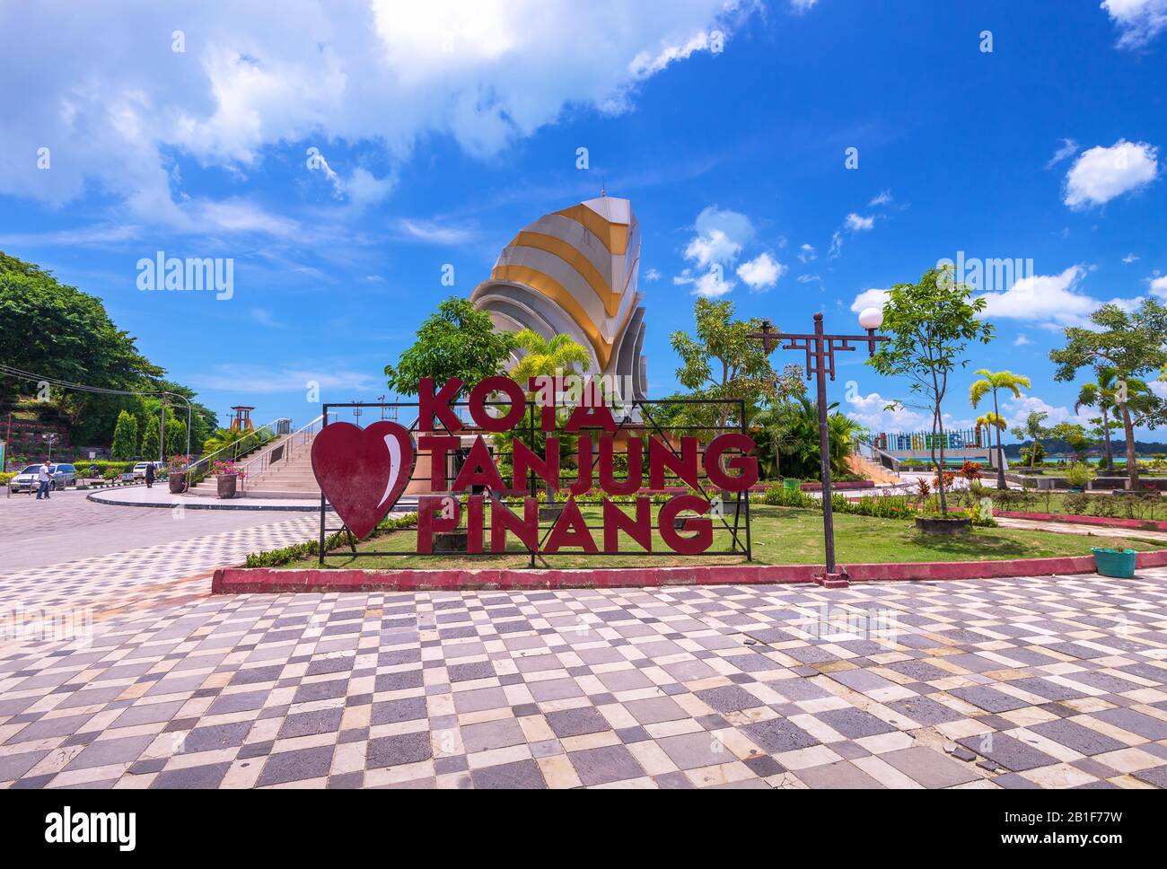 Wunderbare Landschaftsfotos auf Batam Bintan Island Indonesien Stockfoto