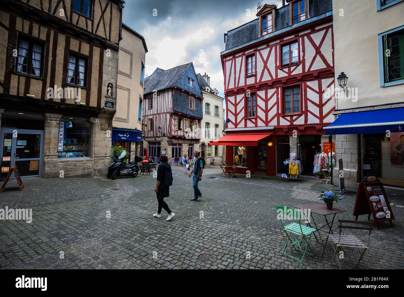 Vannes, Morbihan Stockfoto