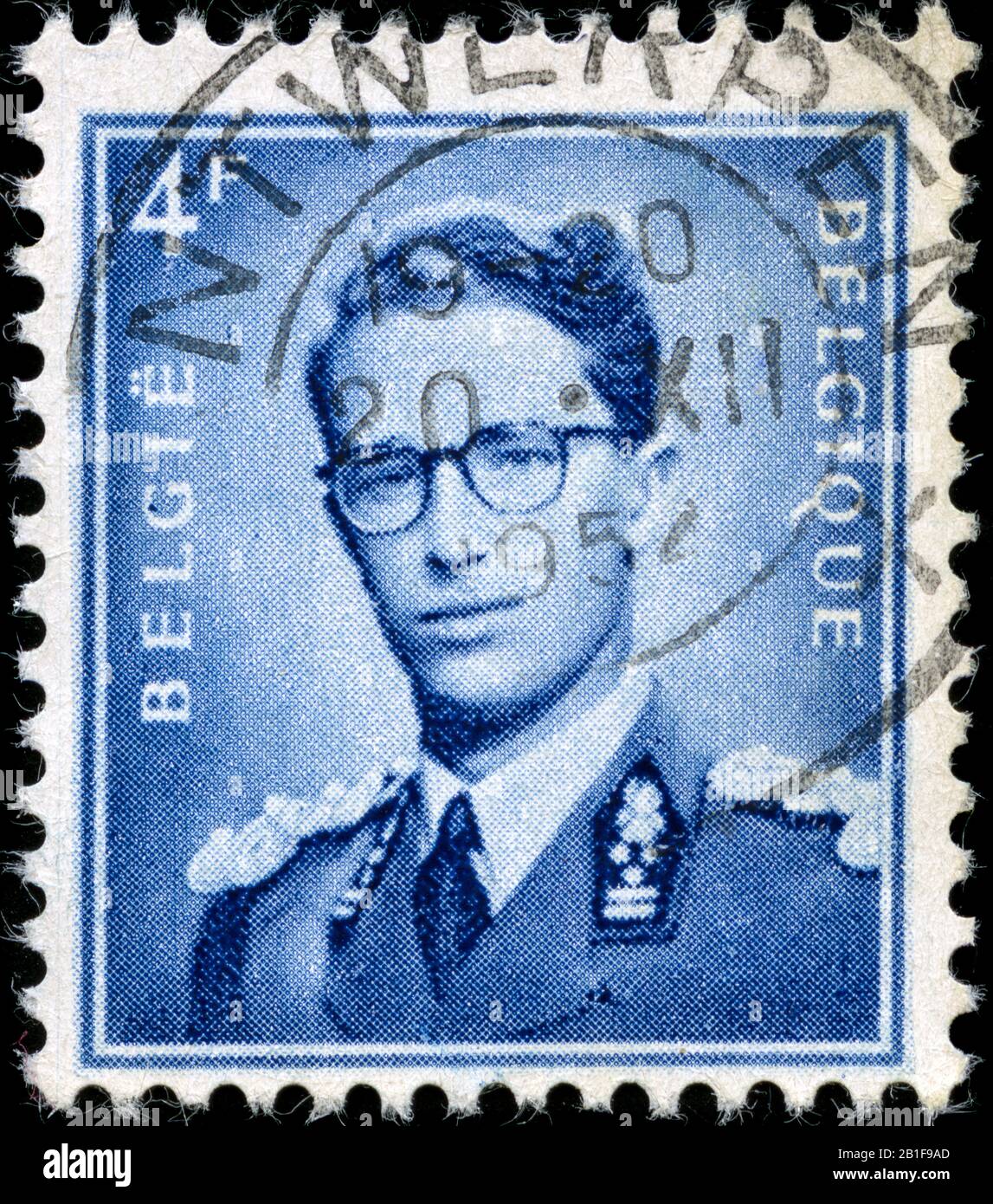 König Baudouin I (1930-1993) Stockfoto