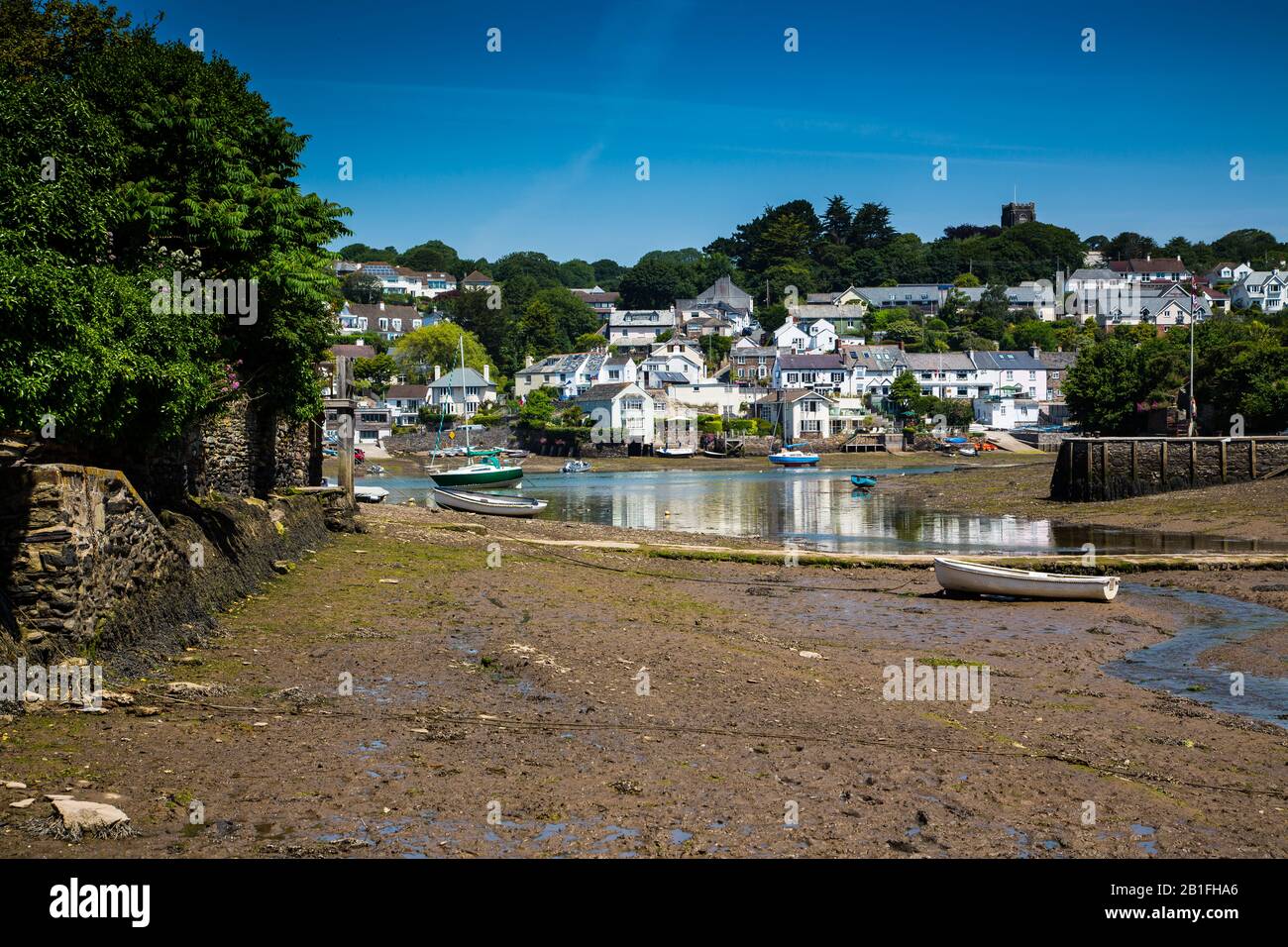 Noss Mayo Stockfoto