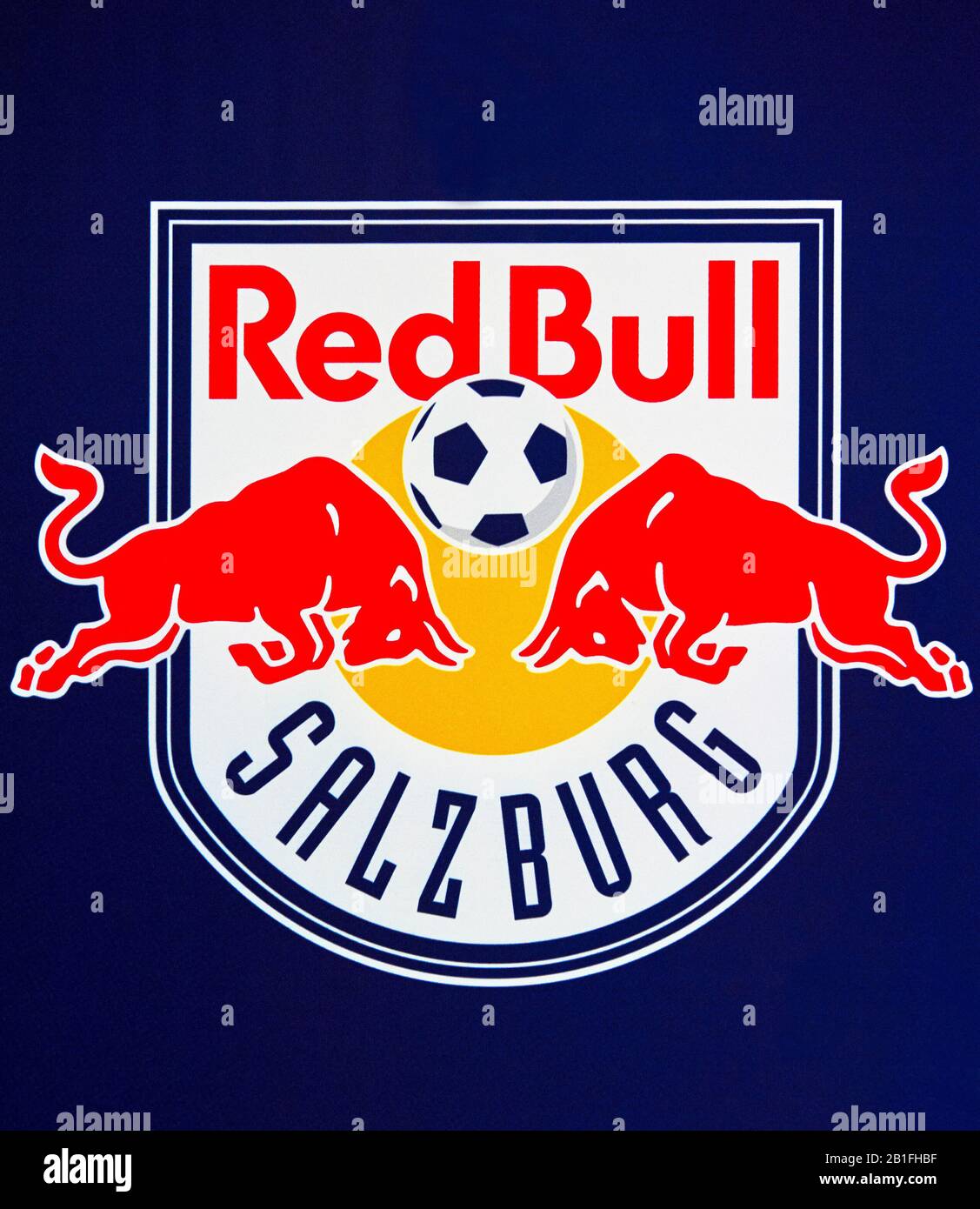 FC Red Bulls Salzburg Emblem Stockfoto