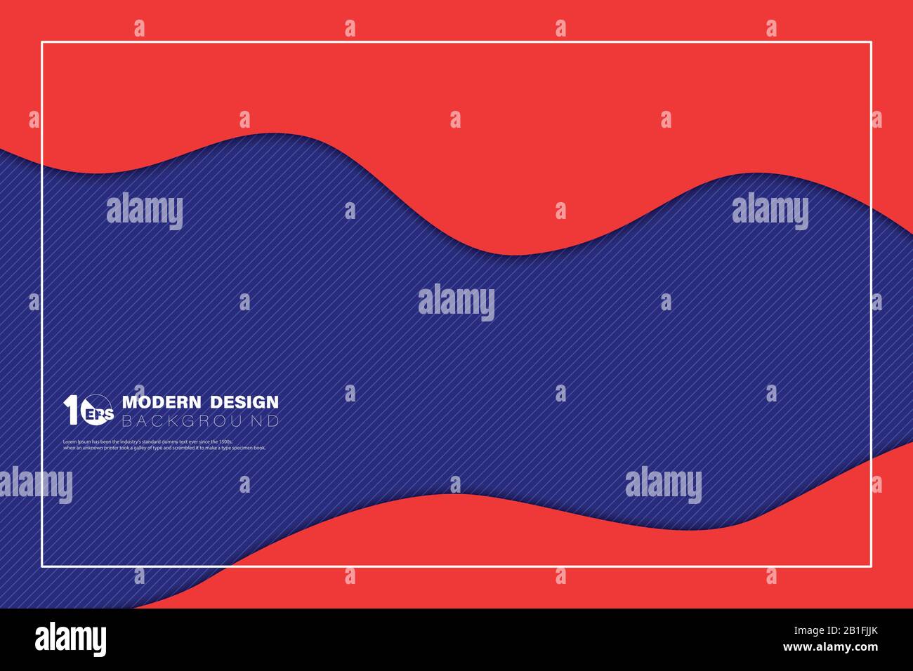 Abstraktes Farbdesign wellenförmiges Muster bedeckt den Hintergrund. Dekorieren für Werbung, Poster, Grafiken, Vorlagendesign, Druck. Illustrationsvektor eps10 Stock Vektor