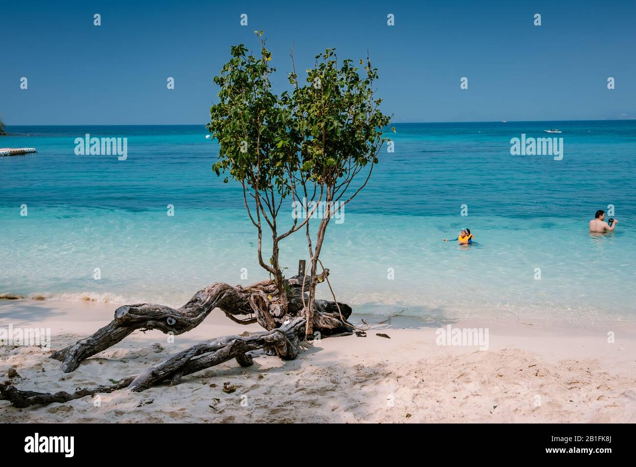 Trat Thailand Januar 2020, schöner tropischer Inselstrand - Koh Kham, Trat Thailand Pattaya Asia Stockfoto