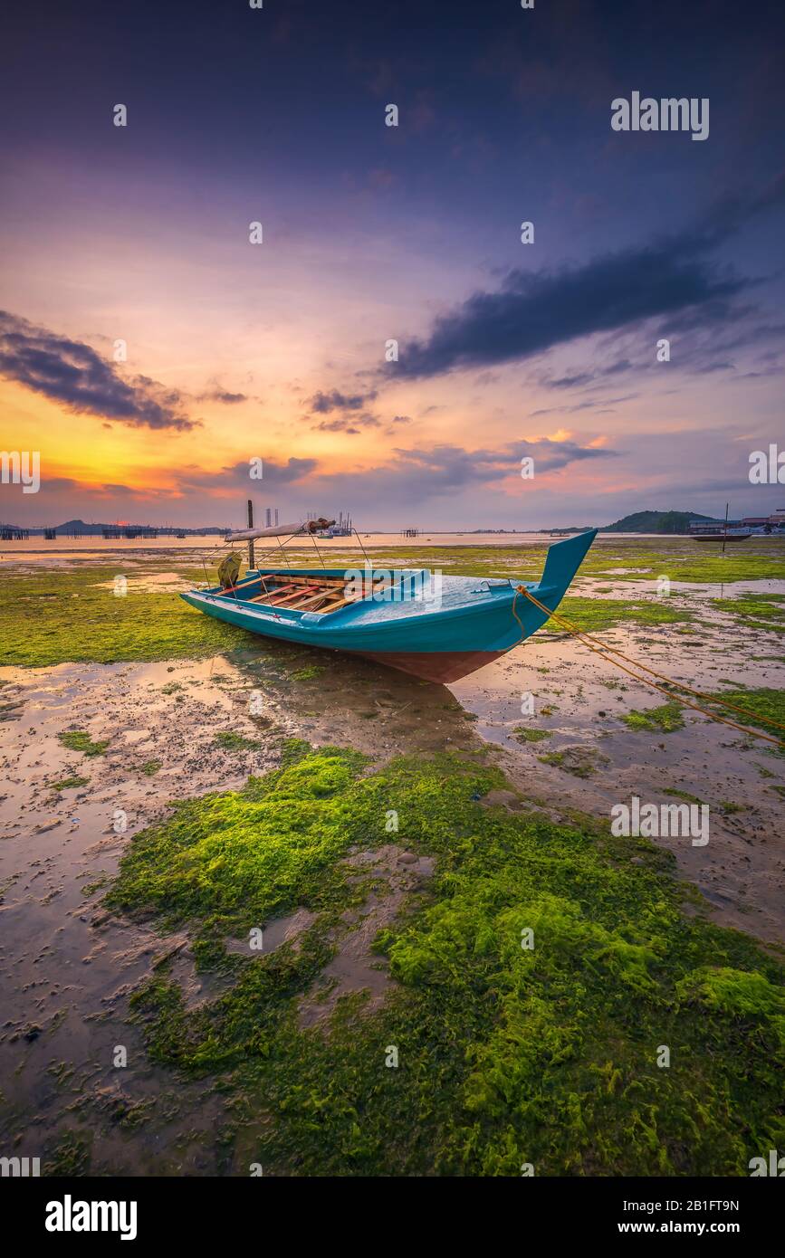 Wunderbare Landschaftsfotos auf Batam Bintan Island Indonesien Stockfoto