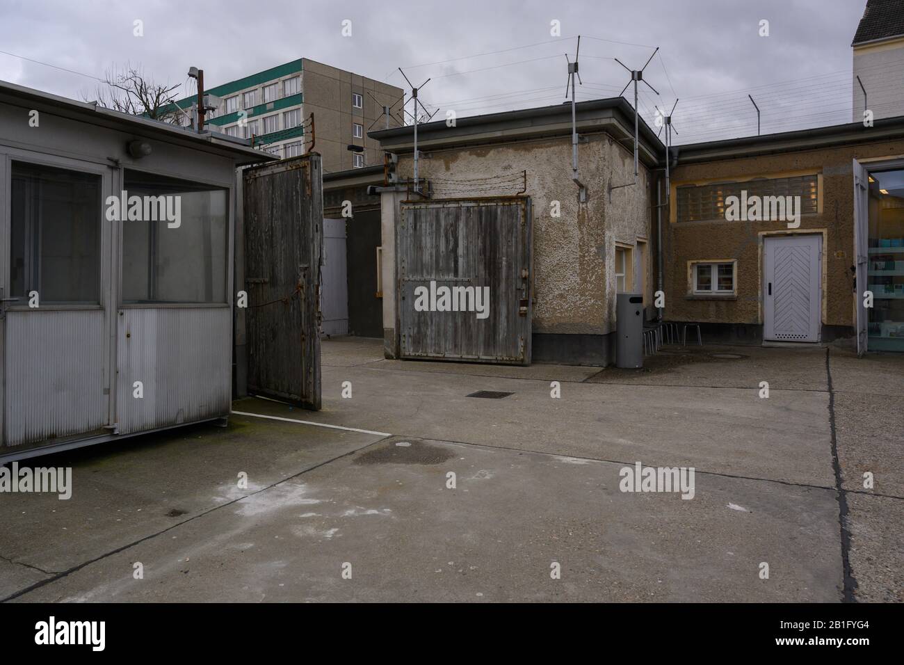 Im STASI-GEFÄNGNIS Ost-Berlin Stockfoto Im STASI-GEFÄNGNIS Ost-Berlin Stockfoto