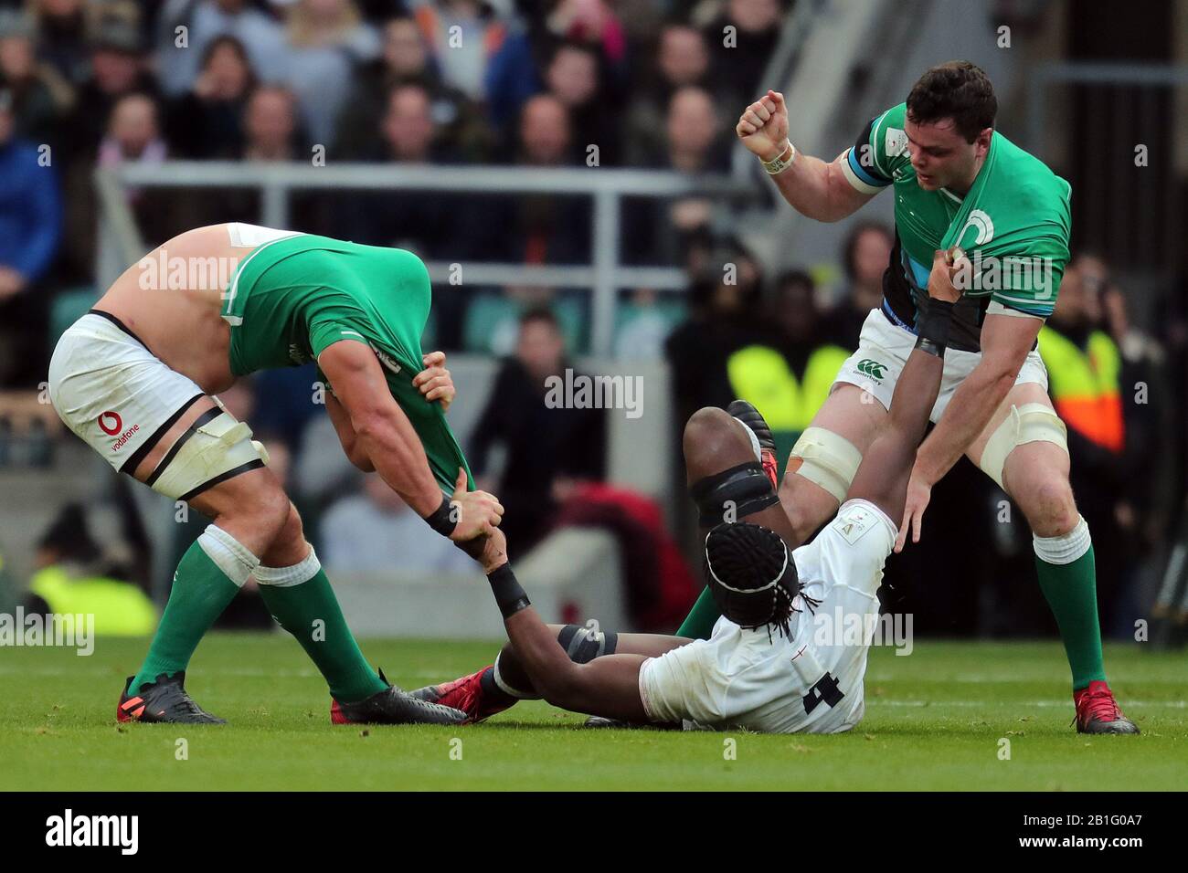 STANDER, ITOJE, ENGLAND V IRELAND GUINNESS SIX NATIONS 2020, 2020 Stockfoto
