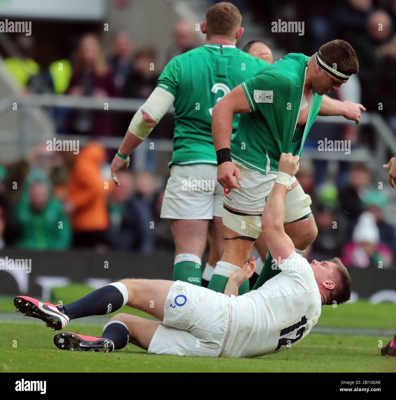 STANDER, FARRELL, ENGLAND V IRELAND GUINNESS SIX NATIONS 2020, 2020 Stockfoto