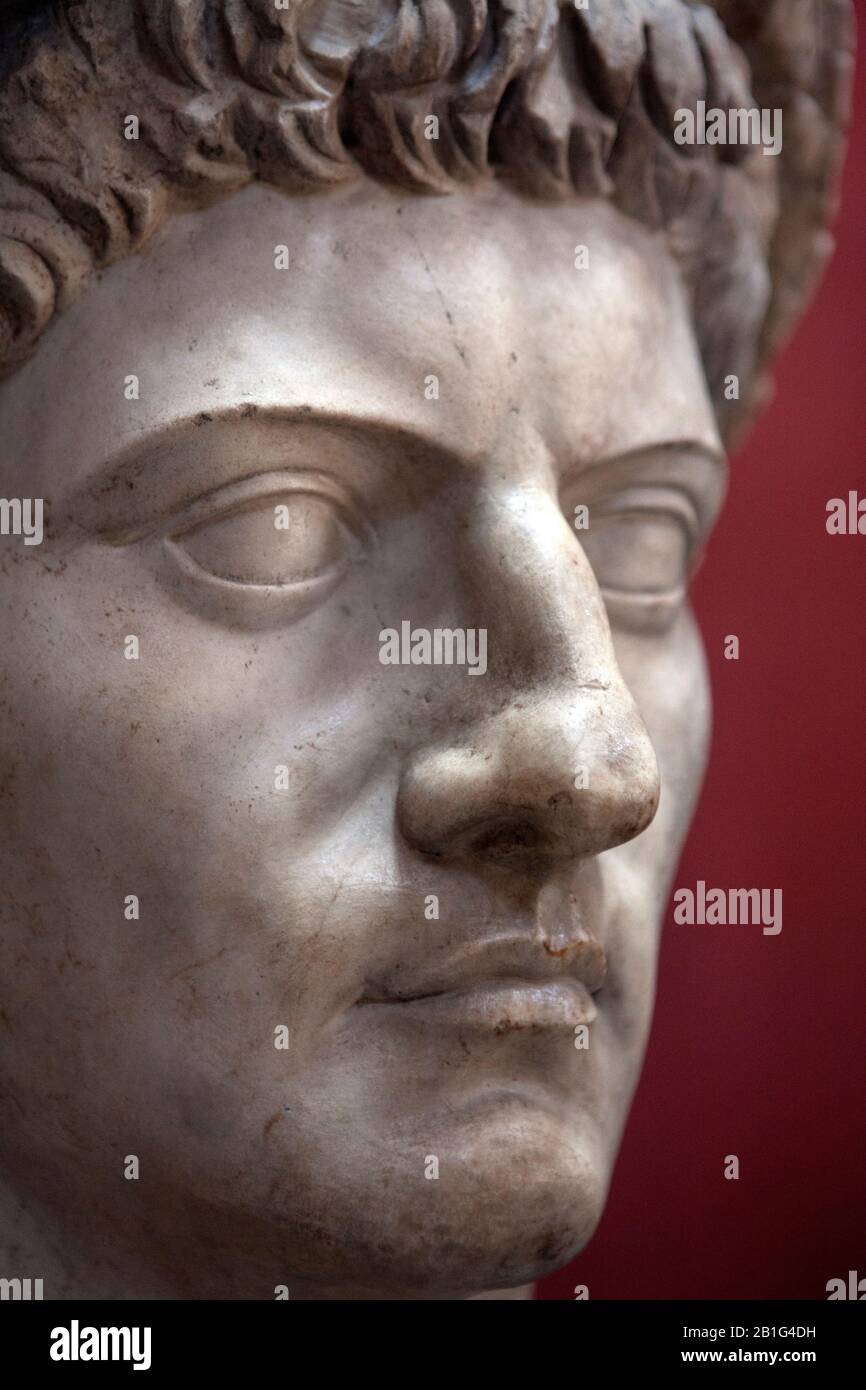 Büste von Claudius, Vatikanmuseum Stockfoto