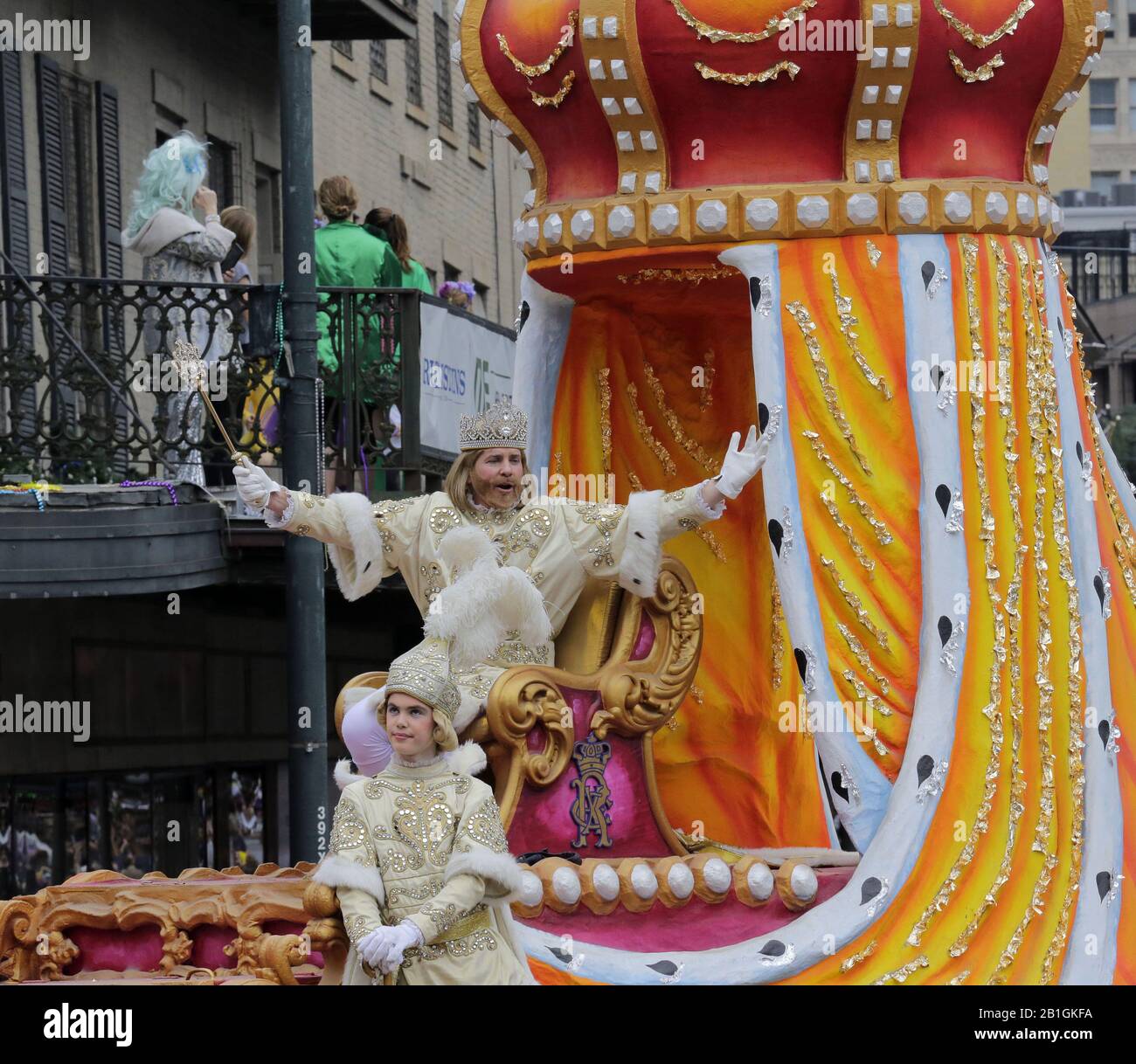 New Orleans, Vereinigte Staaten. Februar 2020. Rex paradiert St Charles Ave am Mardi Gras Day in New Orleans am Dienstag, 5. Februar 2020. Foto von AJ Sisco/UPI Credit: UPI/Alamy Live News Stockfoto