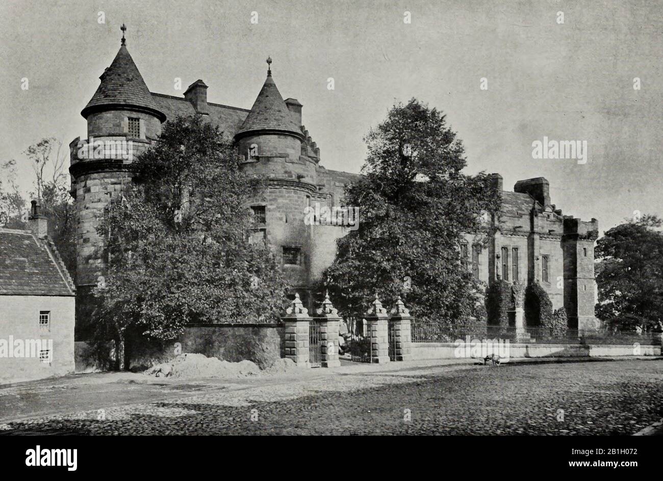 Falkland Palace, ca. 1900 Stockfoto