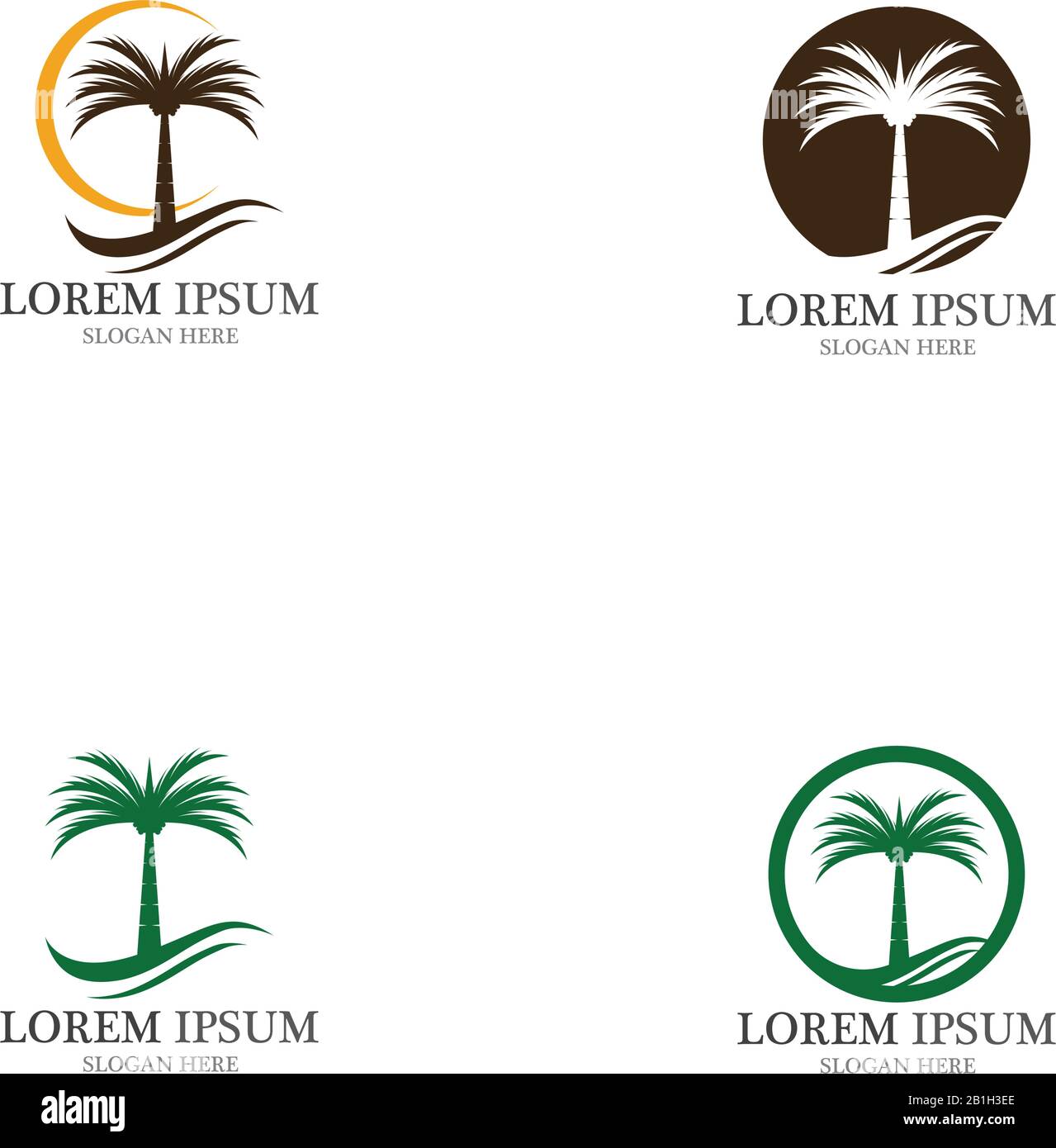 Datum Baum Symbol vektor Illustration logo Vorlage Stock Vektor