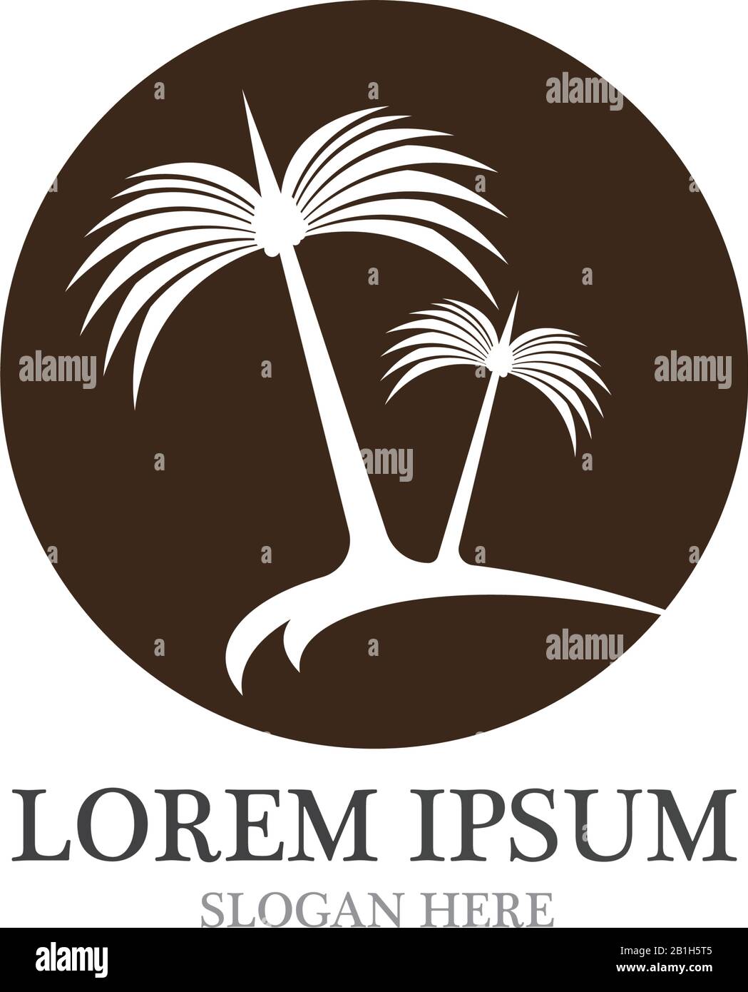 Datum Baum Symbol vektor Illustration logo Vorlage Stock Vektor