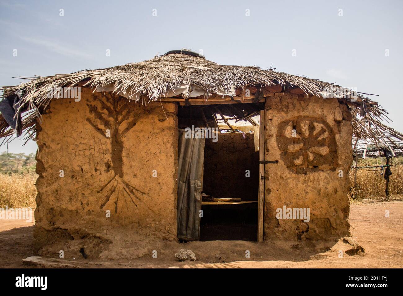 Menschen in Shaape, einem Dorf in Abuja, Nigeria. Stockfoto