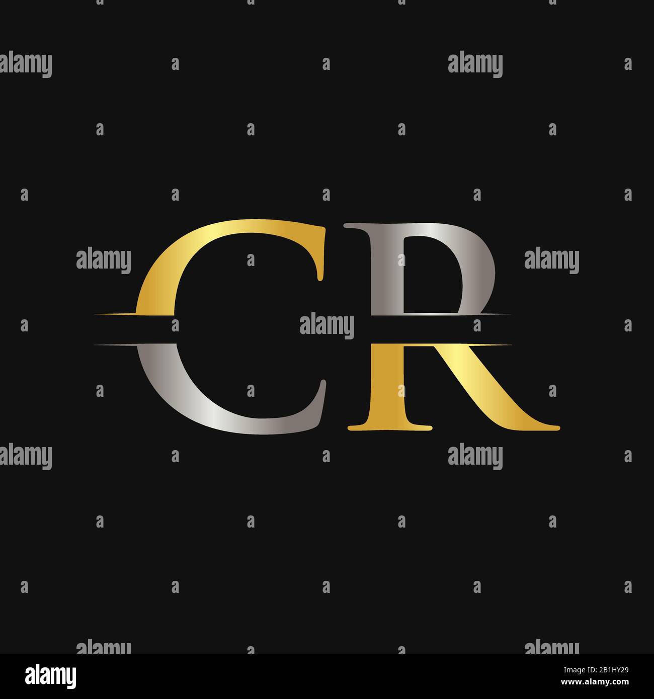 Cr Logo Stock-Vektorgrafiken kaufen - Alamy