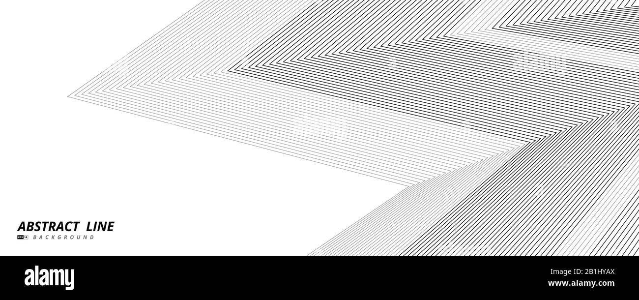 Abstrakte Linie Geometrisches Muster von Dreiecksmustern gestalten dekorativen Bildhintergrund. Verwendung für Werbung, Poster, Grafiken, Vorlagendesign, Druck, Stock Vektor