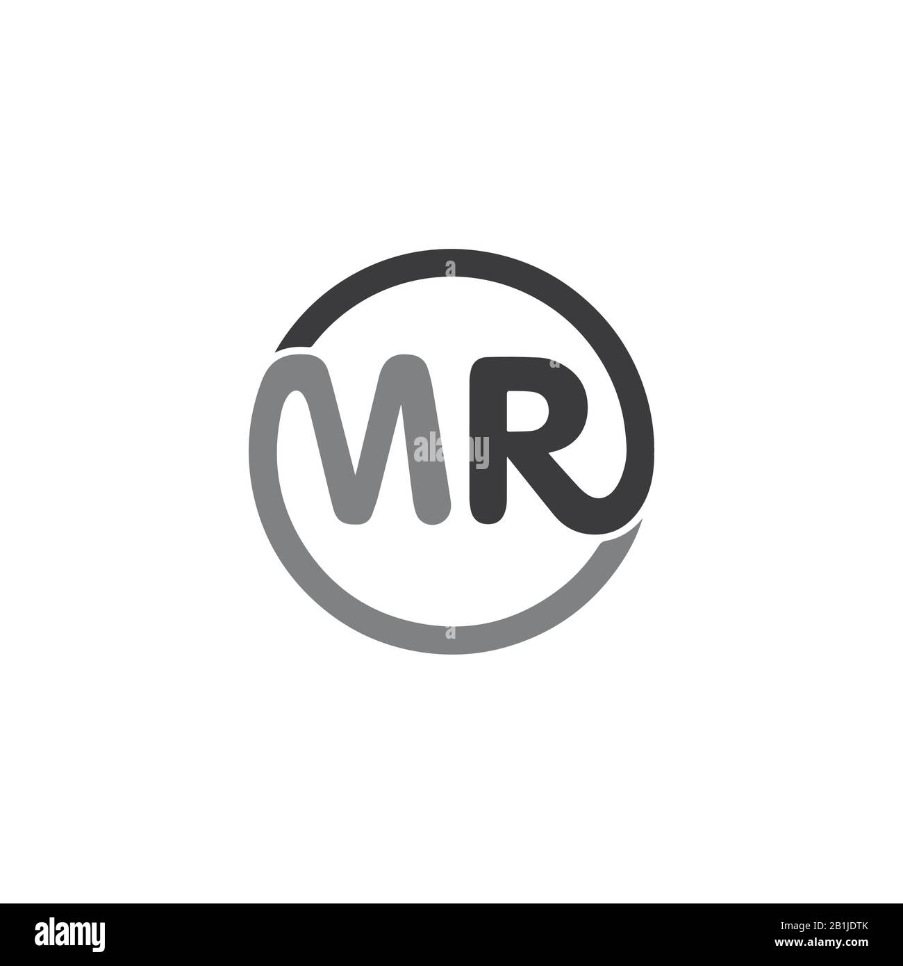 Anfangsbuchstabe für mr- oder RM-Logo Stock Vektor