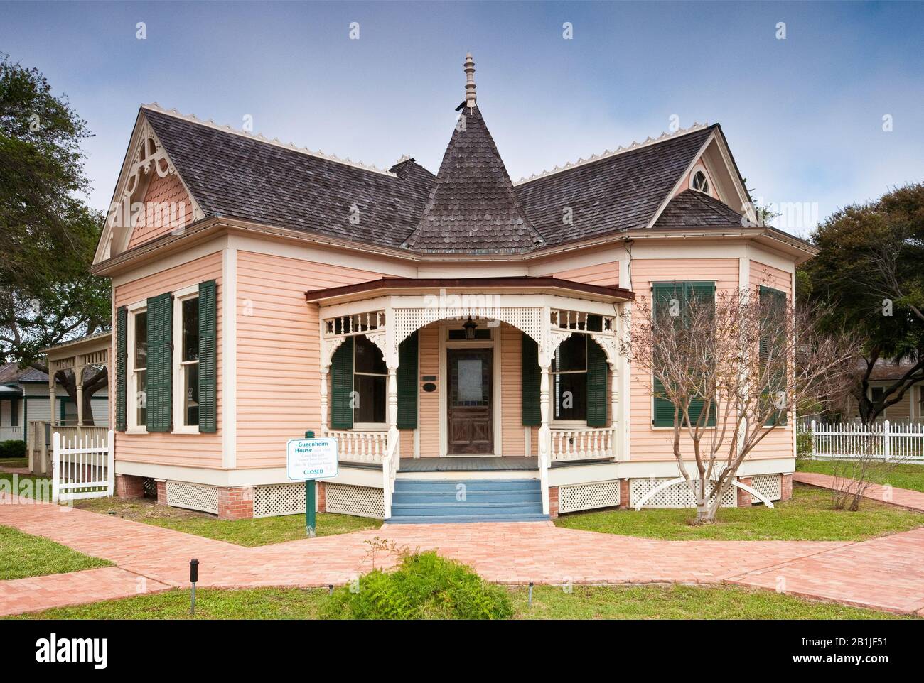 Simon Gugenheim House (1905), viktorianischer Stil, Heritage Park at Corpus Christi, Gulf Coast, Texas, USA Stockfoto