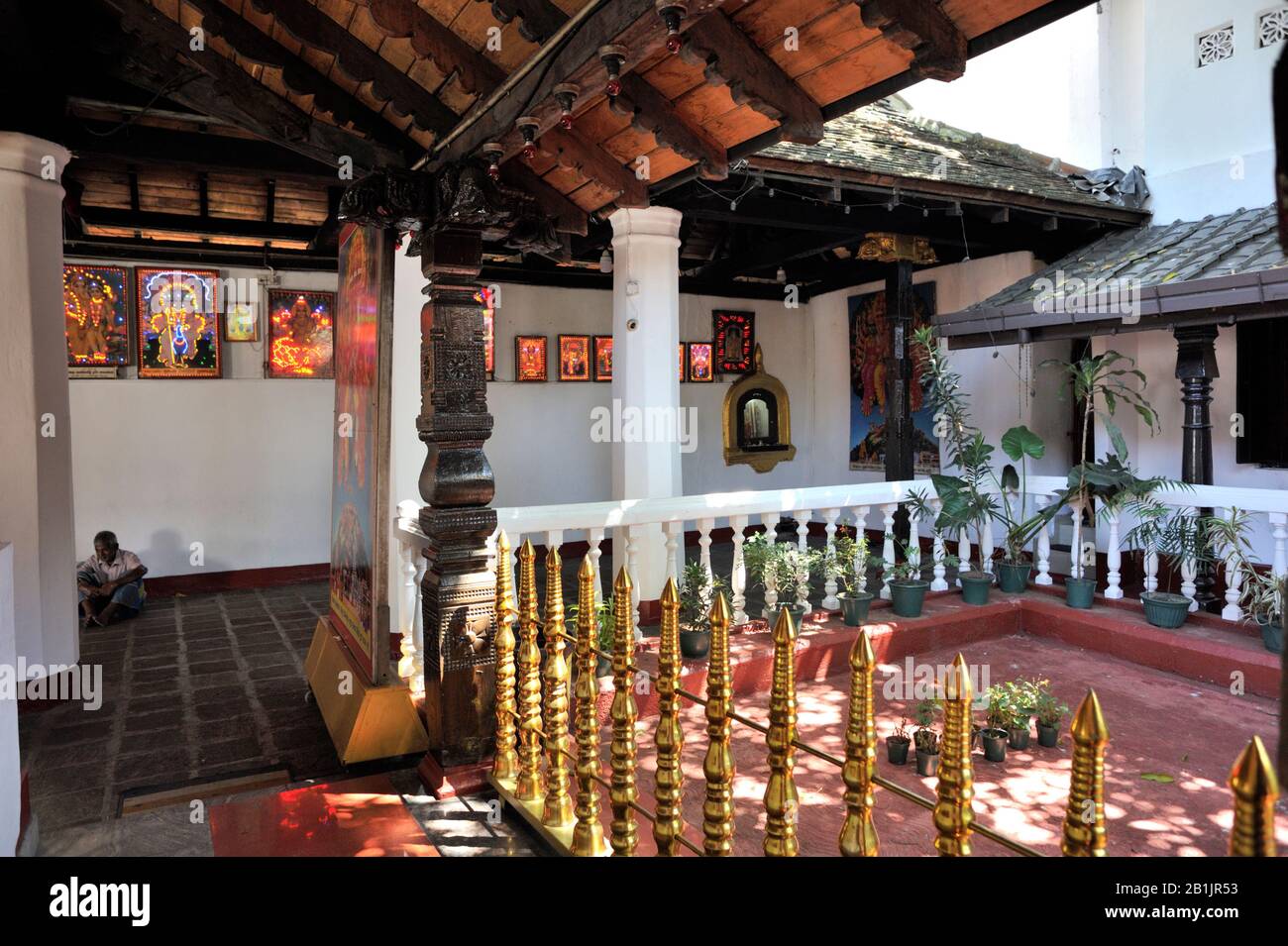 Sri Lanka, Kandy, Kataragama Devalaya devale, hindu-tempelhof Stockfoto