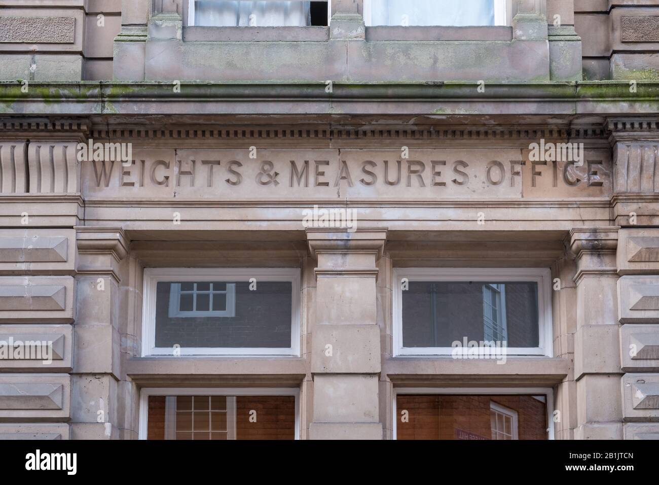 Old Weights and Measures Bürogebäude in Swan Hill, Shrewsbury, Shropshire, Großbritannien Stockfoto