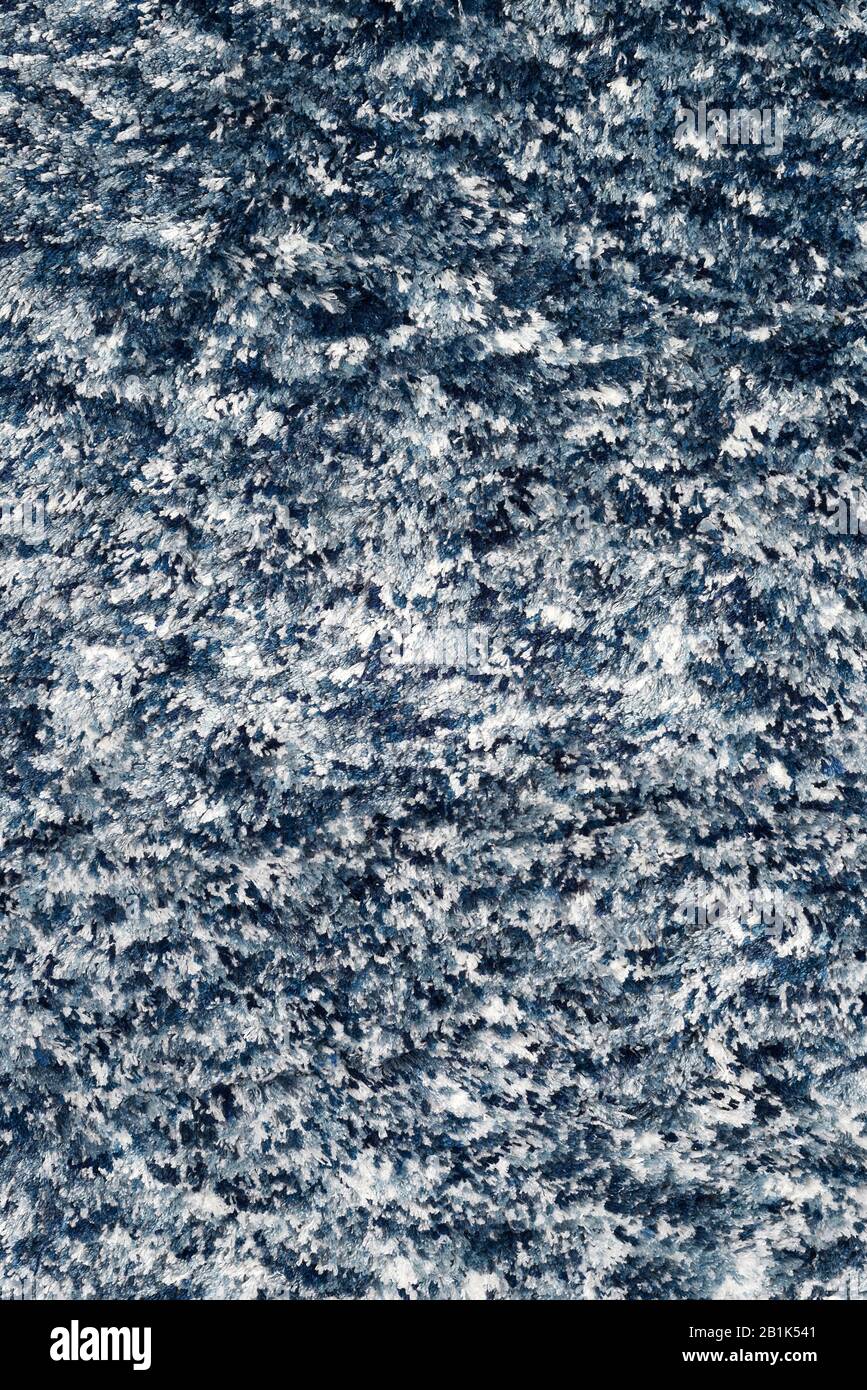 Weißer und blauer Teppich nahtloser Hintergrund Stockfoto