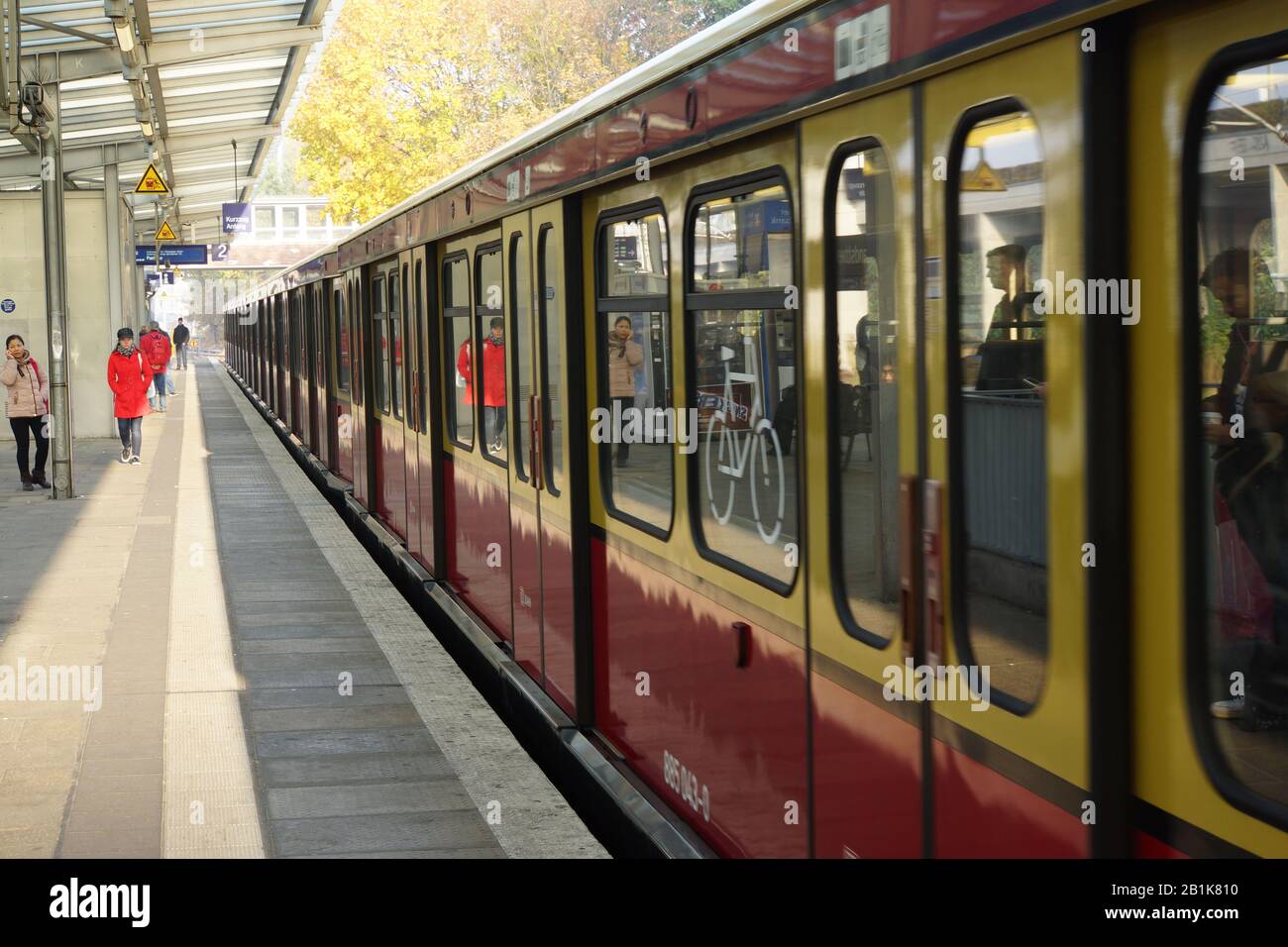 Berliner S-Bahn, Berlin, Deutschland Stockfoto
