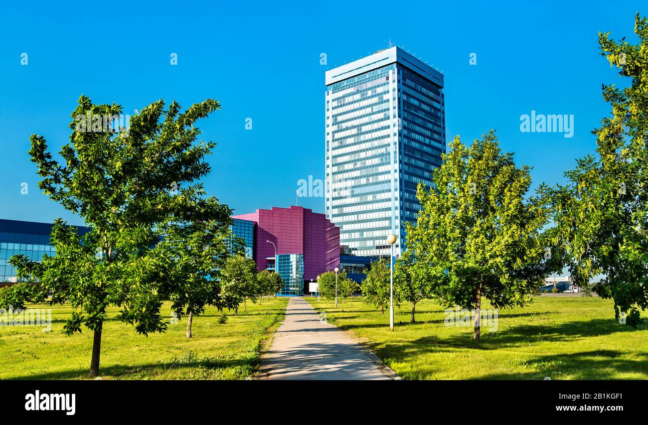 Automobilfabrik in Togliatti, Russland Stockfoto