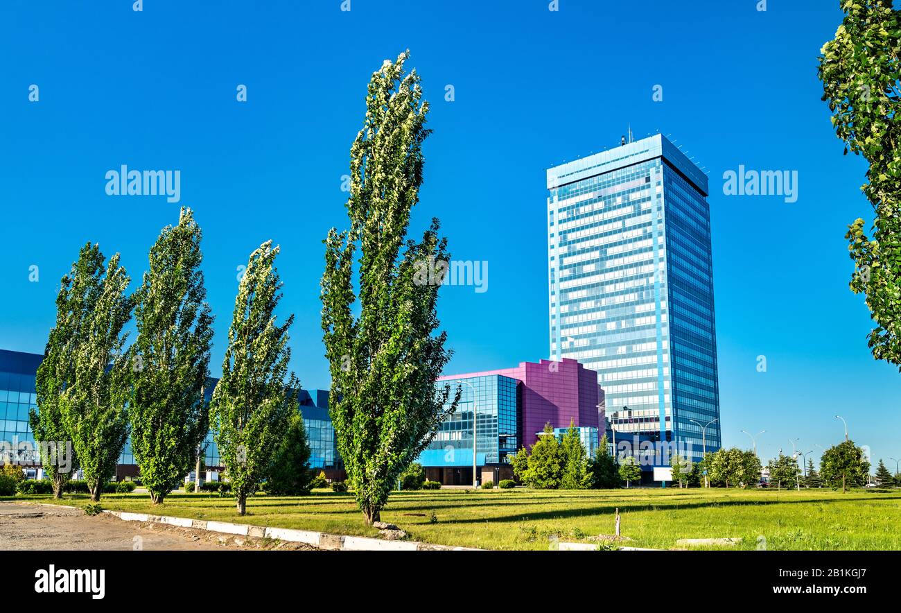 Automobilfabrik in Togliatti, Russland Stockfoto