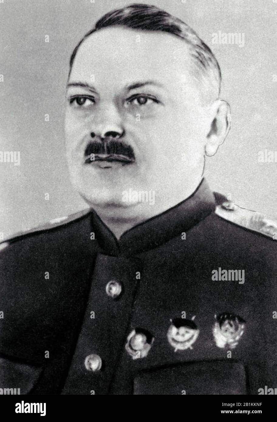 Andrei ZHDANOW (1896-1948) Zweiter Sekretär der Kommunistischen Partei der Sowjetunion Stockfoto