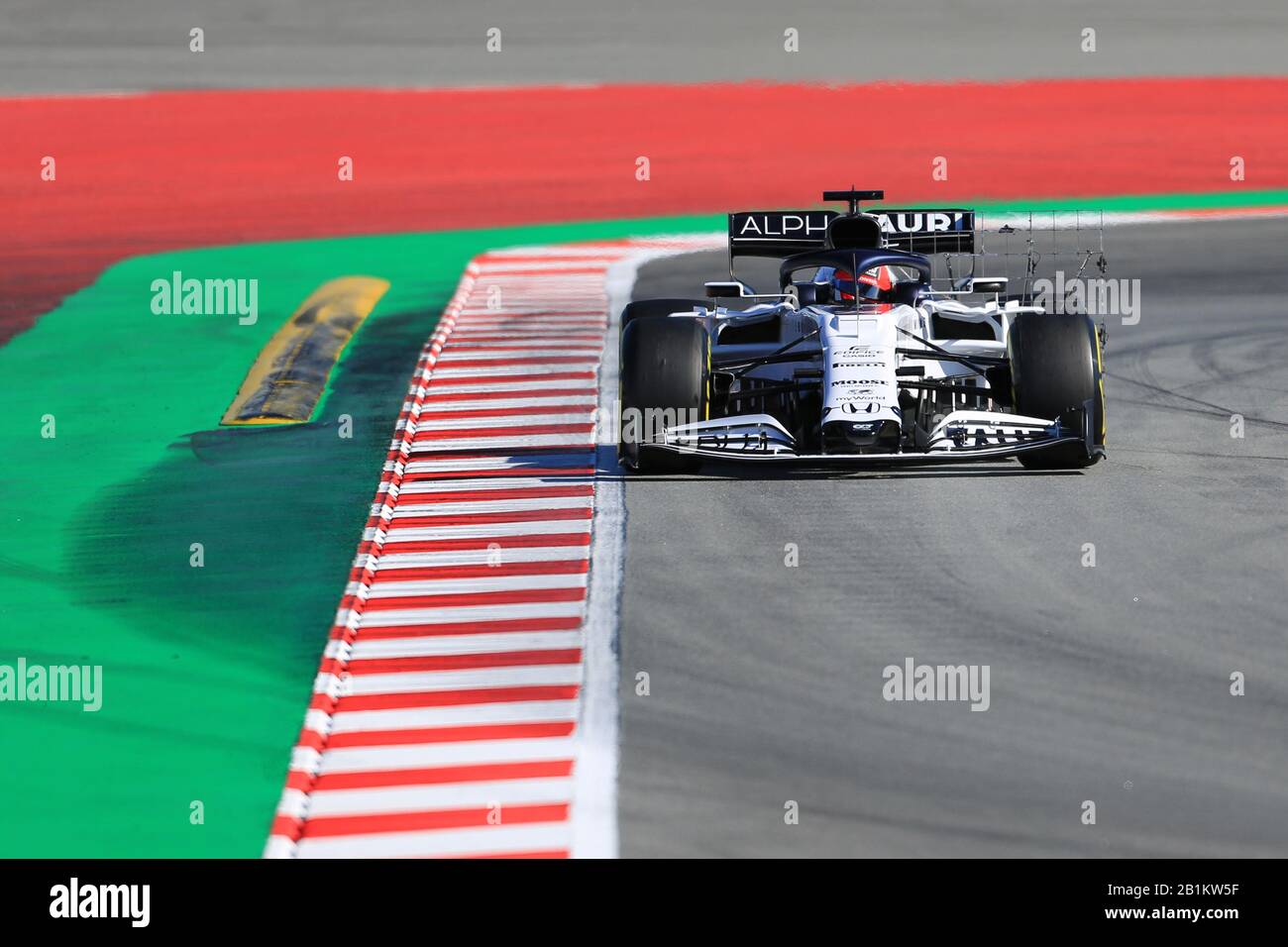 Barcelona, Spanien. Februar 2020. Februar 2020; Circuit De Barcelona Catalunya, Barcelona, Katalonien, Spanien; Formel-1-Vorsaisontests Zwei; Scuderia AlphaTauri Honda, Daniil Kvyat Credit: Action Plus Sports Images/Alamy Live News Stockfoto