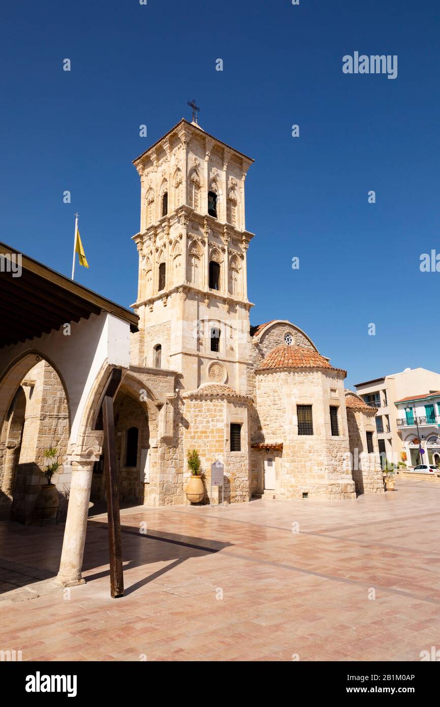 Griechisch-orthodoxe Kirche des Heiligen Lazarus, Ayios Lazaros, Larnaca, Zypern 2018. Stockfoto