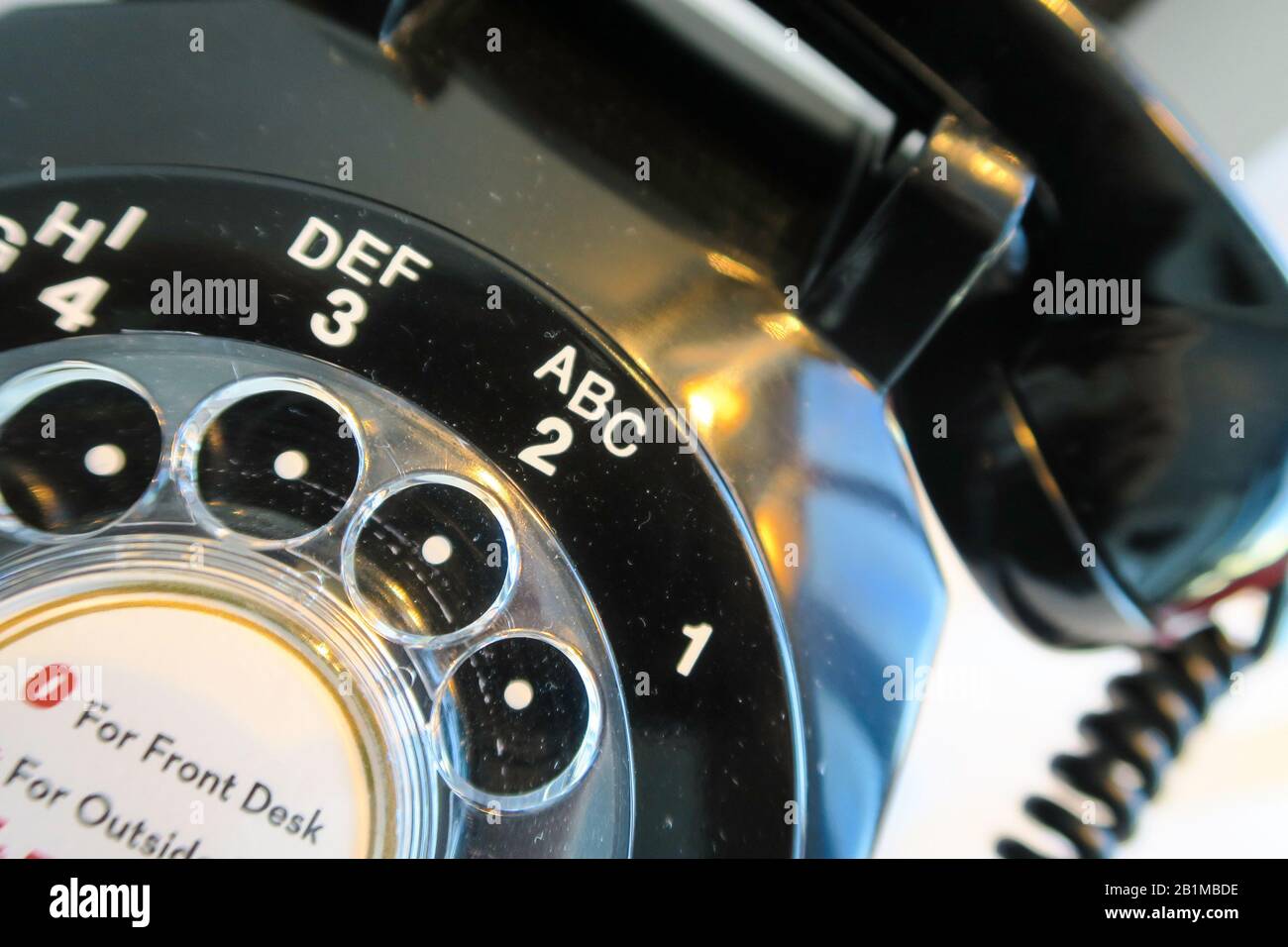 Vintage Rotary Telefon, USA Stockfoto