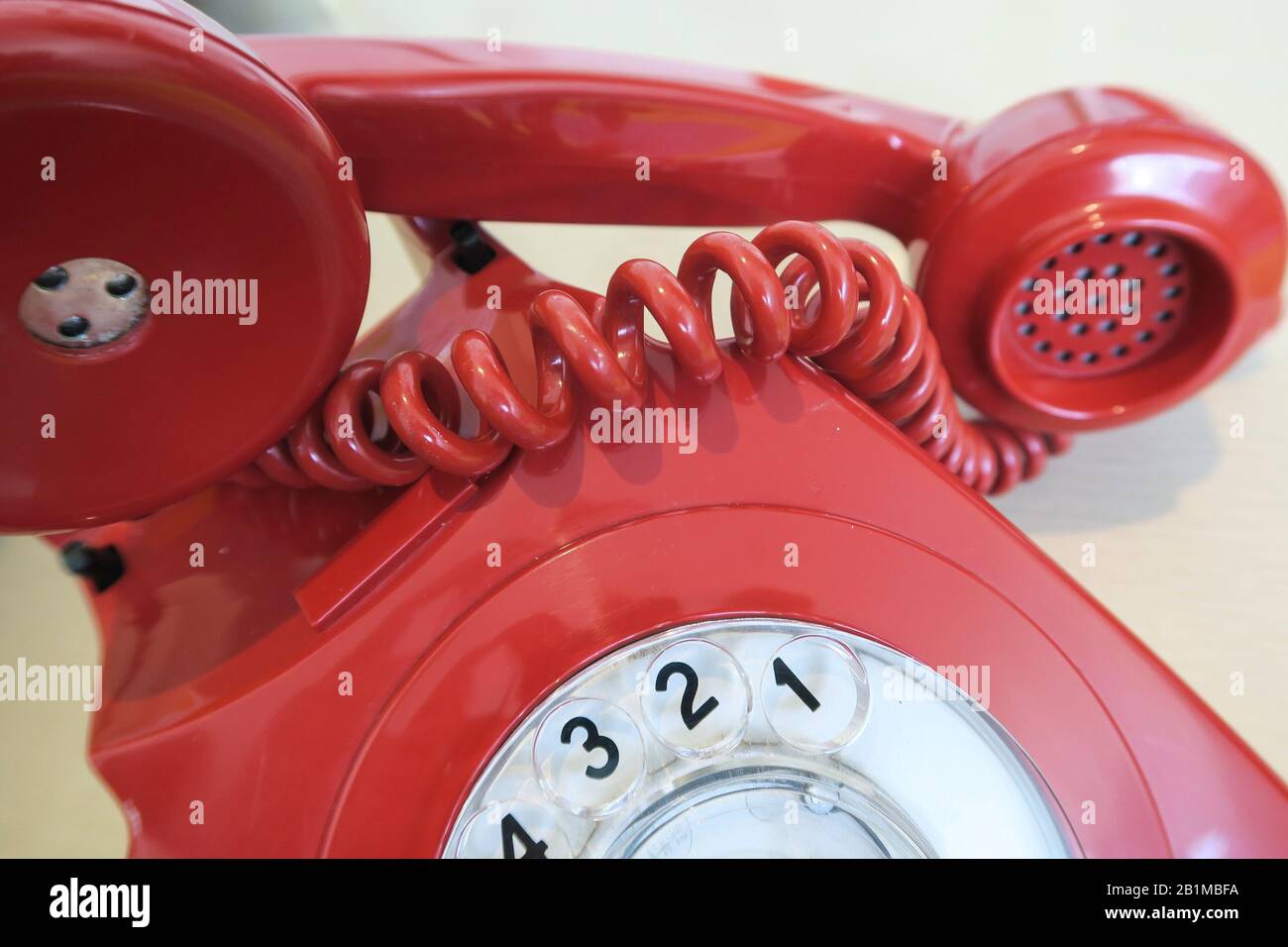 Vintage Rotary Telefon, USA Stockfoto