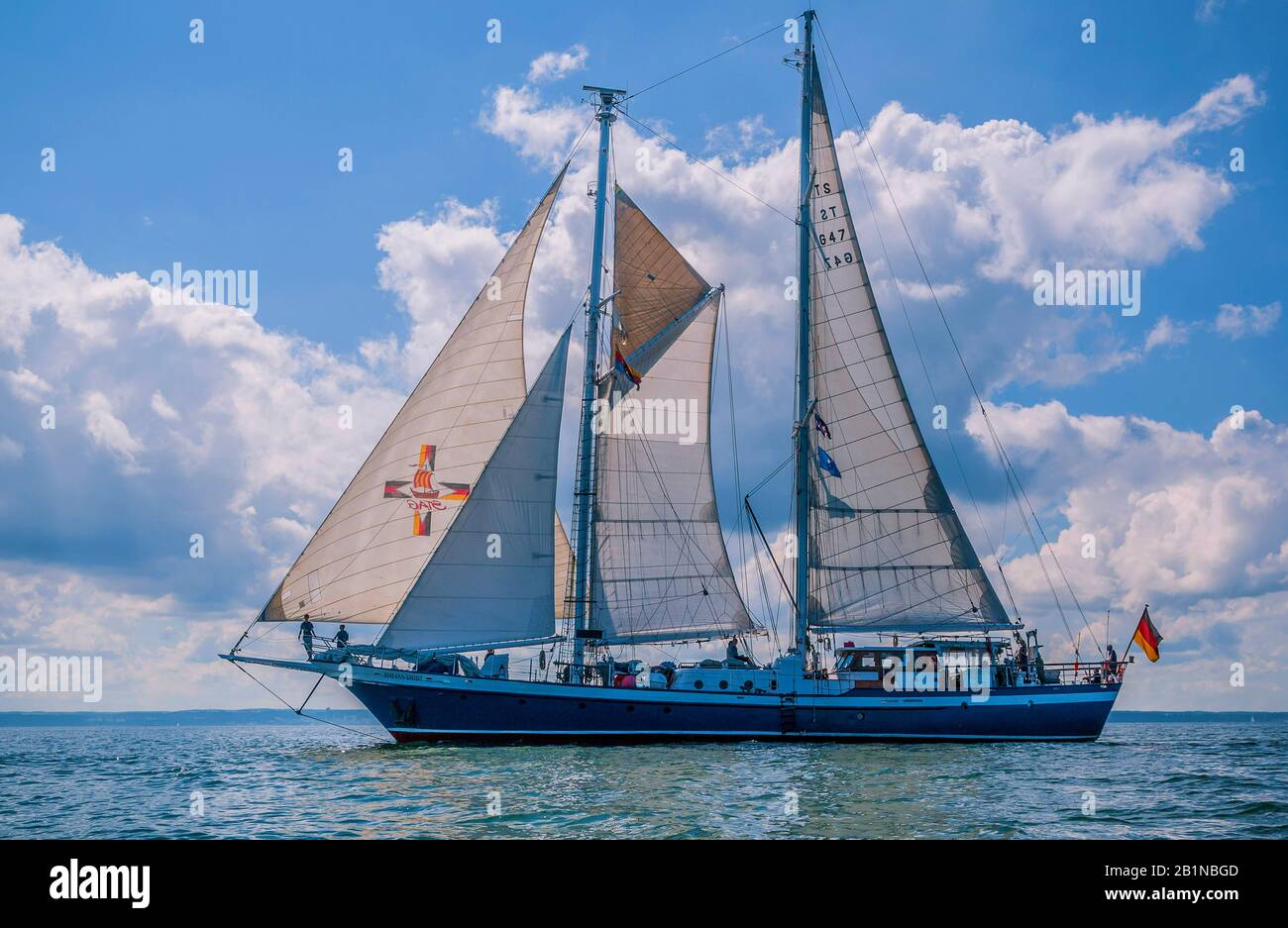 Segelschiff Johann Smidt an der Ostsee, Dänemark, Ostsee Stockfoto